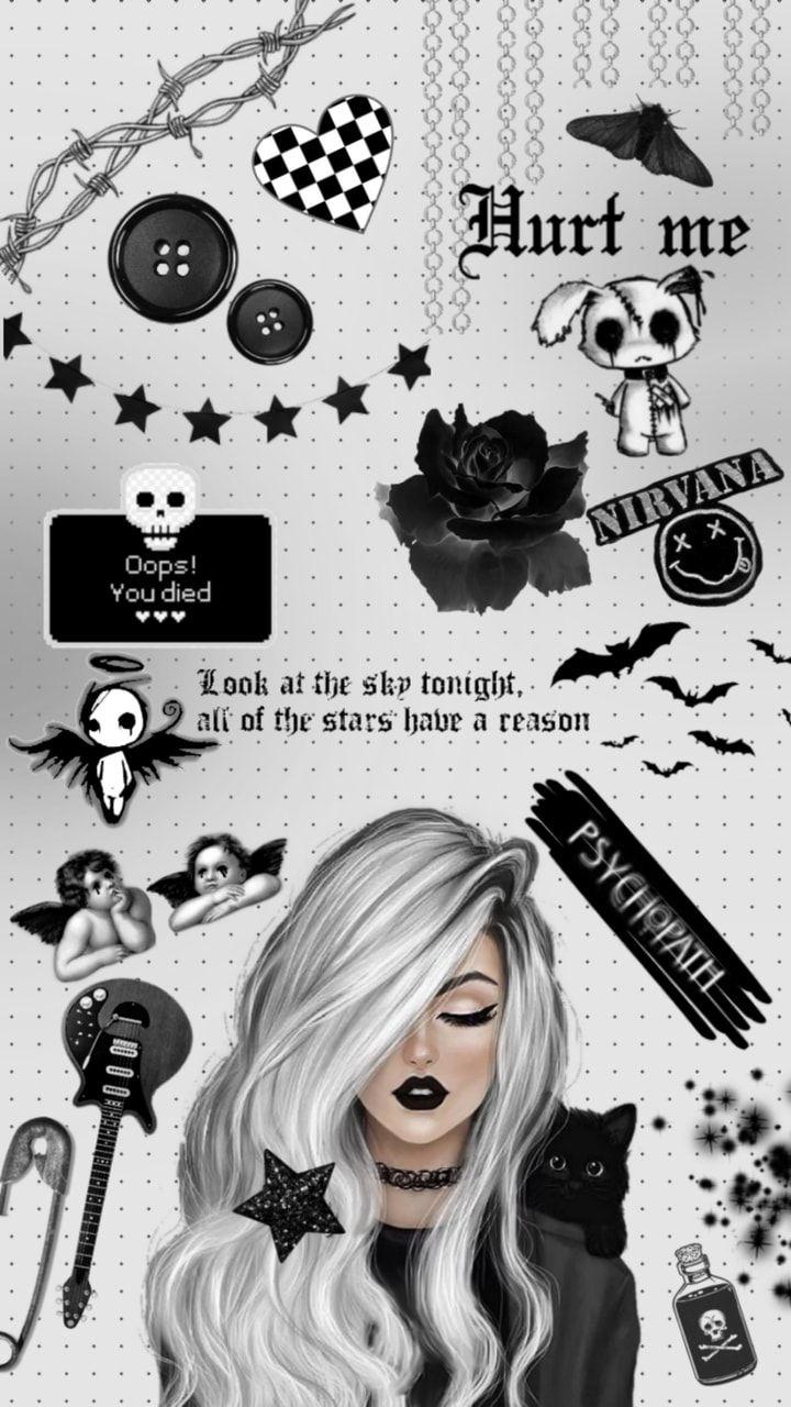 Aesthetic Black Emo Wallpapers Top Những Hình Ảnh Đẹp 