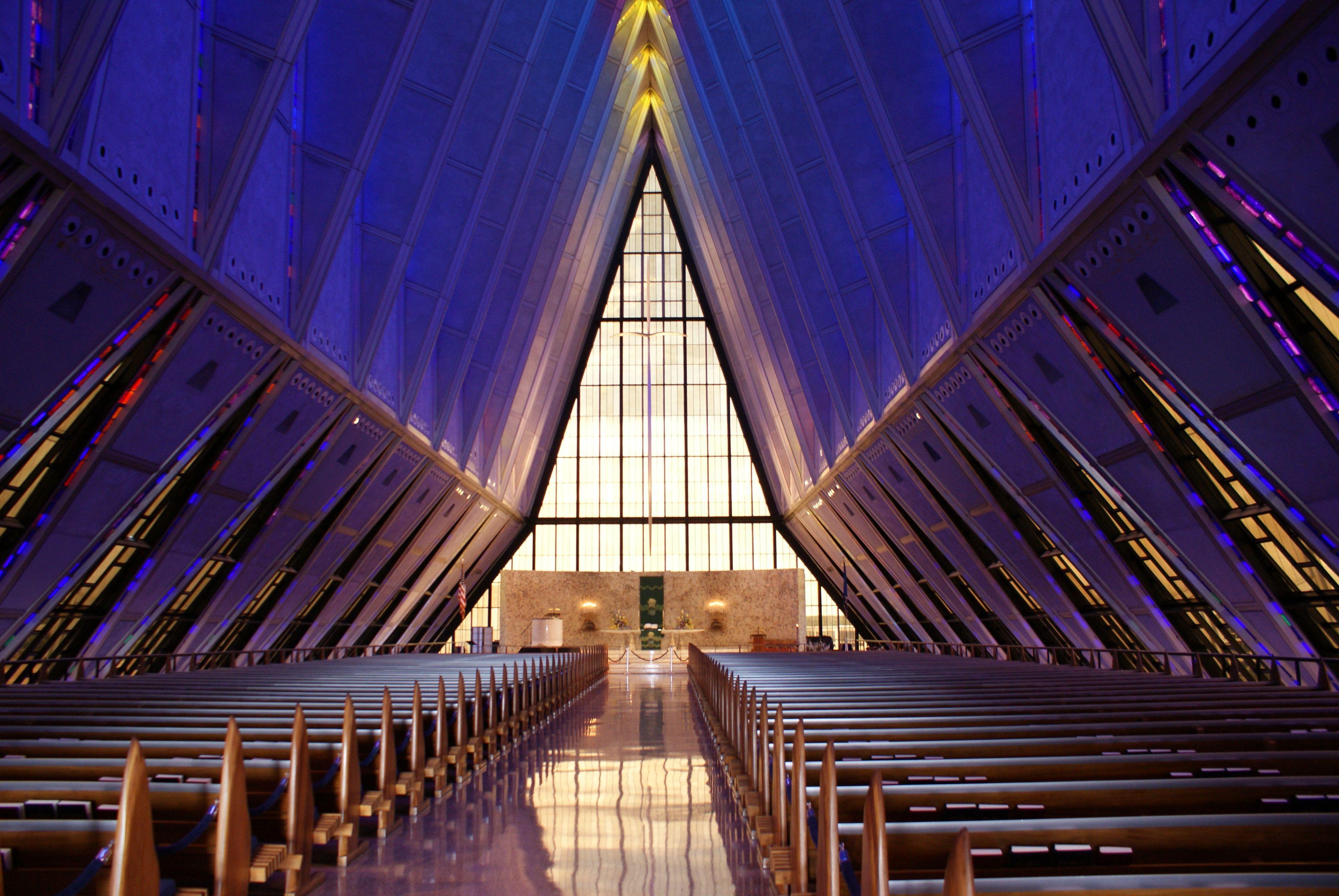 3872x2592 Air Force Academy Chapel, Colorado Springs, Colorado. Air force wallpaper, Air force academy, Chapel