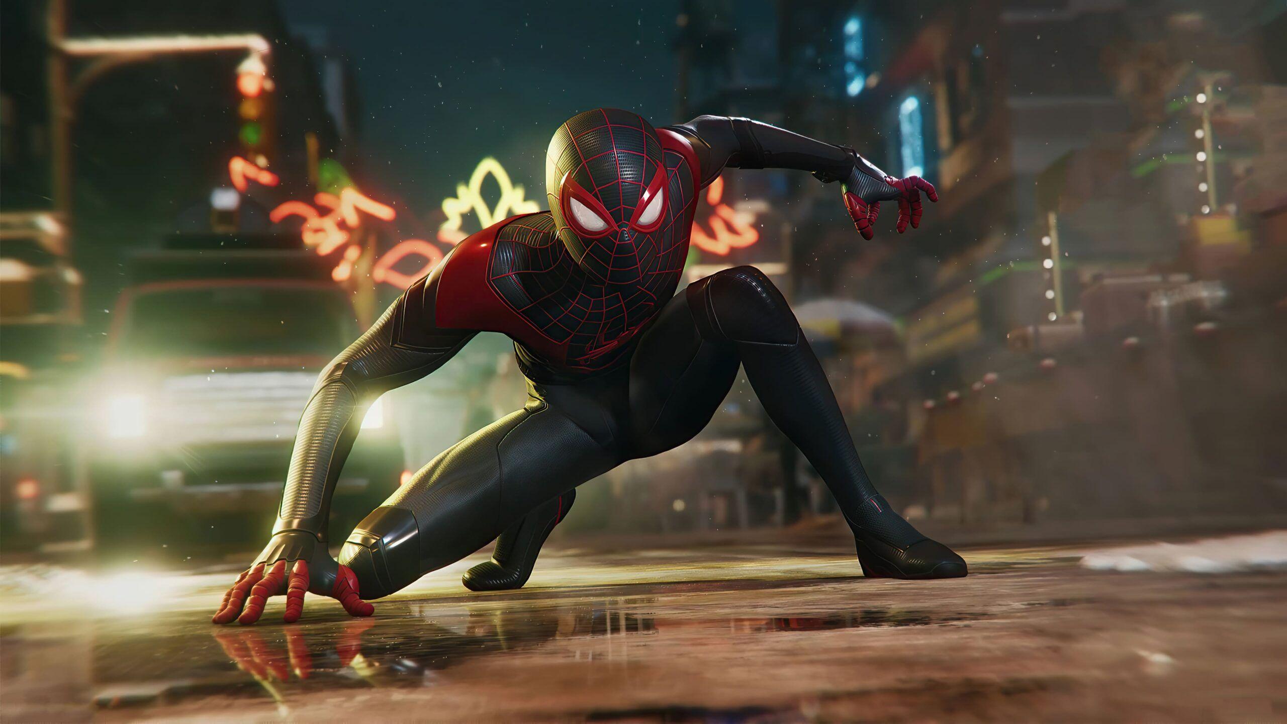 2560x1440 Spider Man Miles Morales Wallpaper 4k -k Miles Morales Wallpaper
