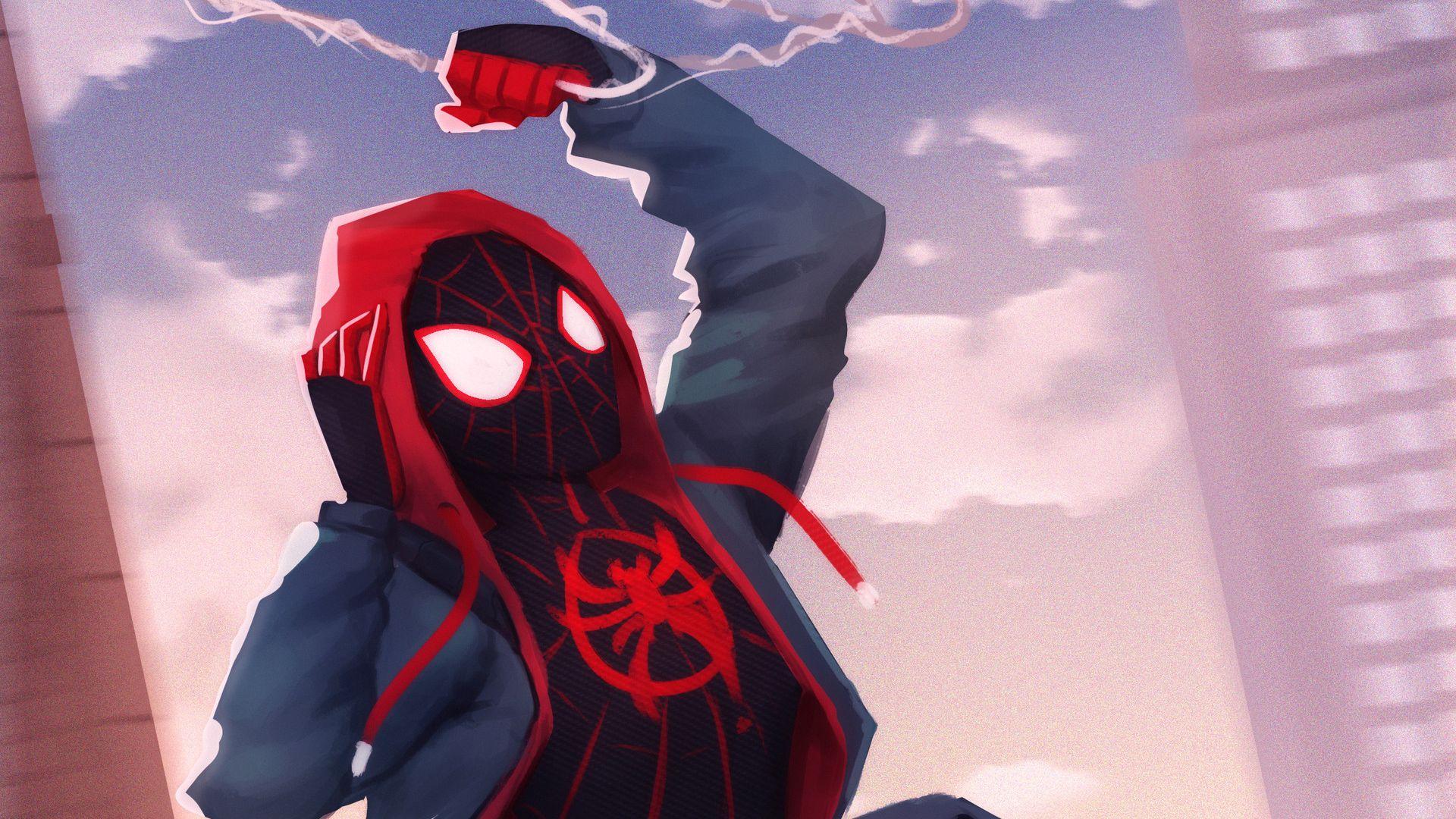 1920x1080 Spider Man Miles Morales Laptop Full HD 1080P HD 4k Wallpaper, Image, Background, Photo and Picture