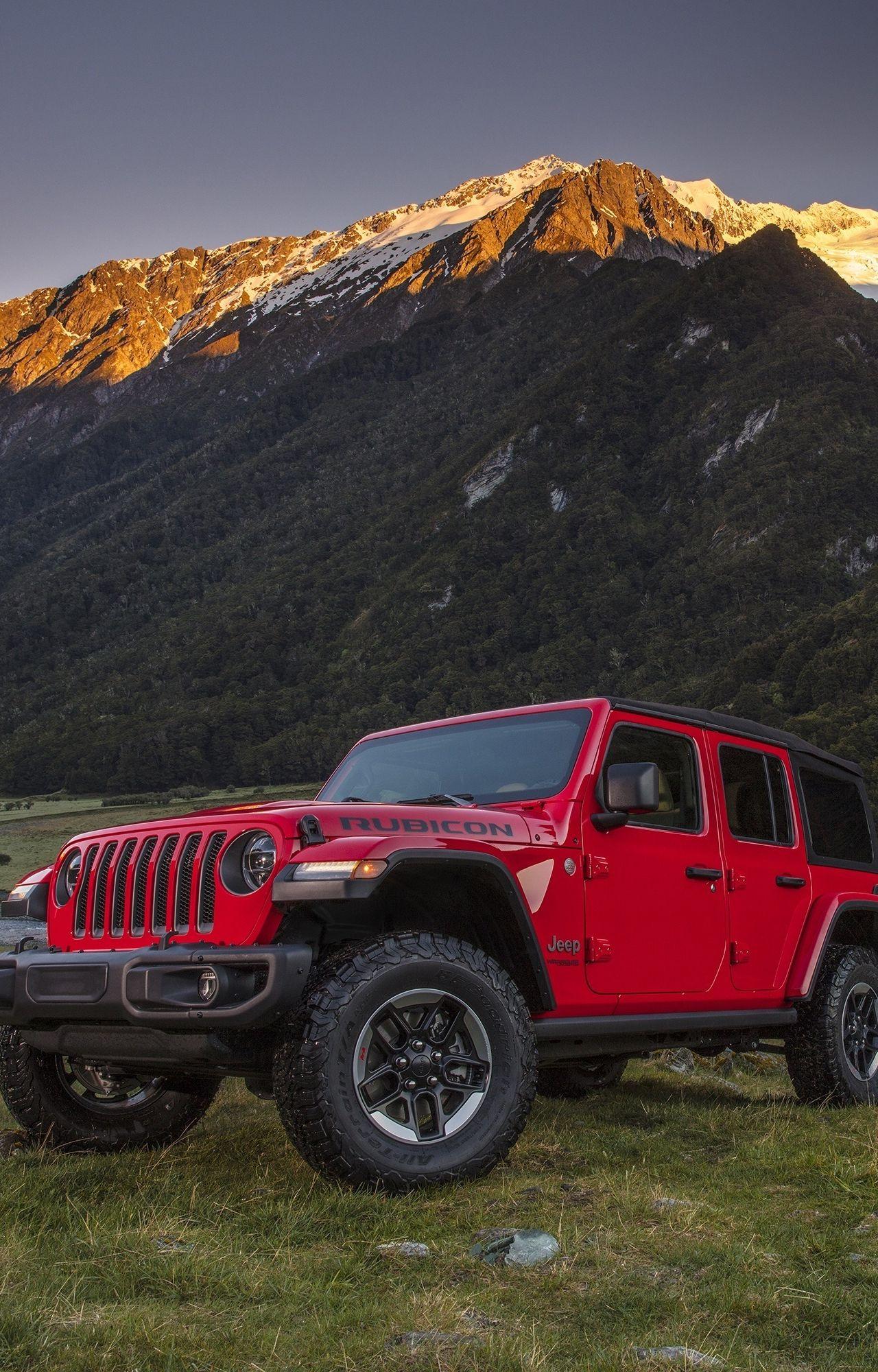 1280x2000 Download 1280x2120 wallpaper red, 4x suv, jeep wrangler, iphone 6 plus, 1280x2120 HD image, background, 6606