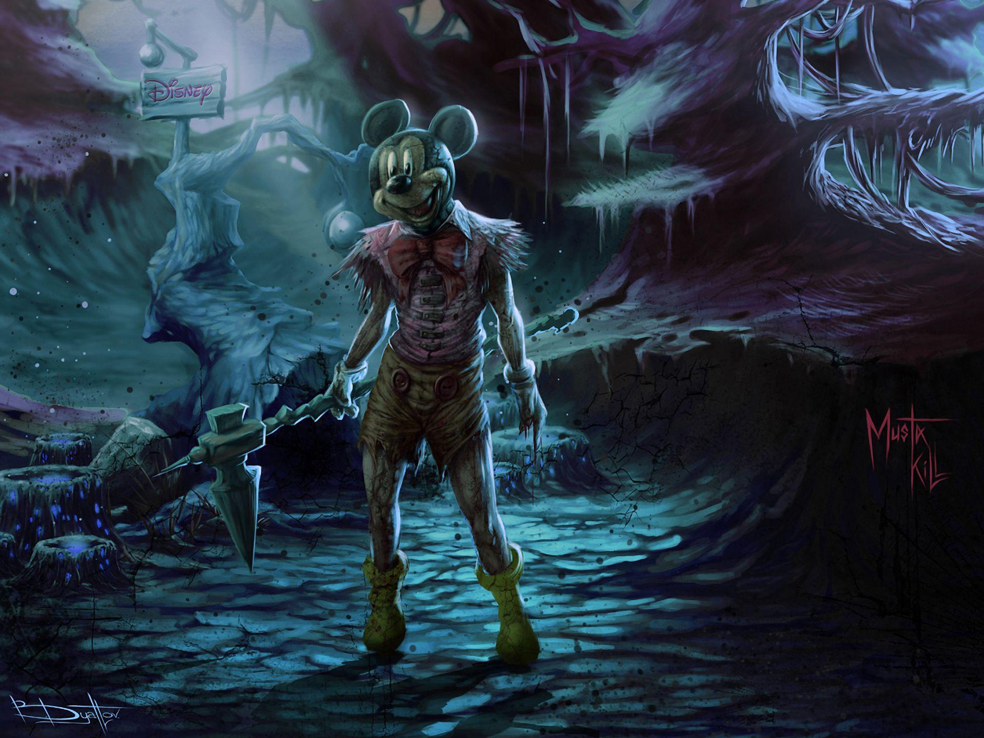 1920x1440 Creepy Mickey Mouse Wallpaper