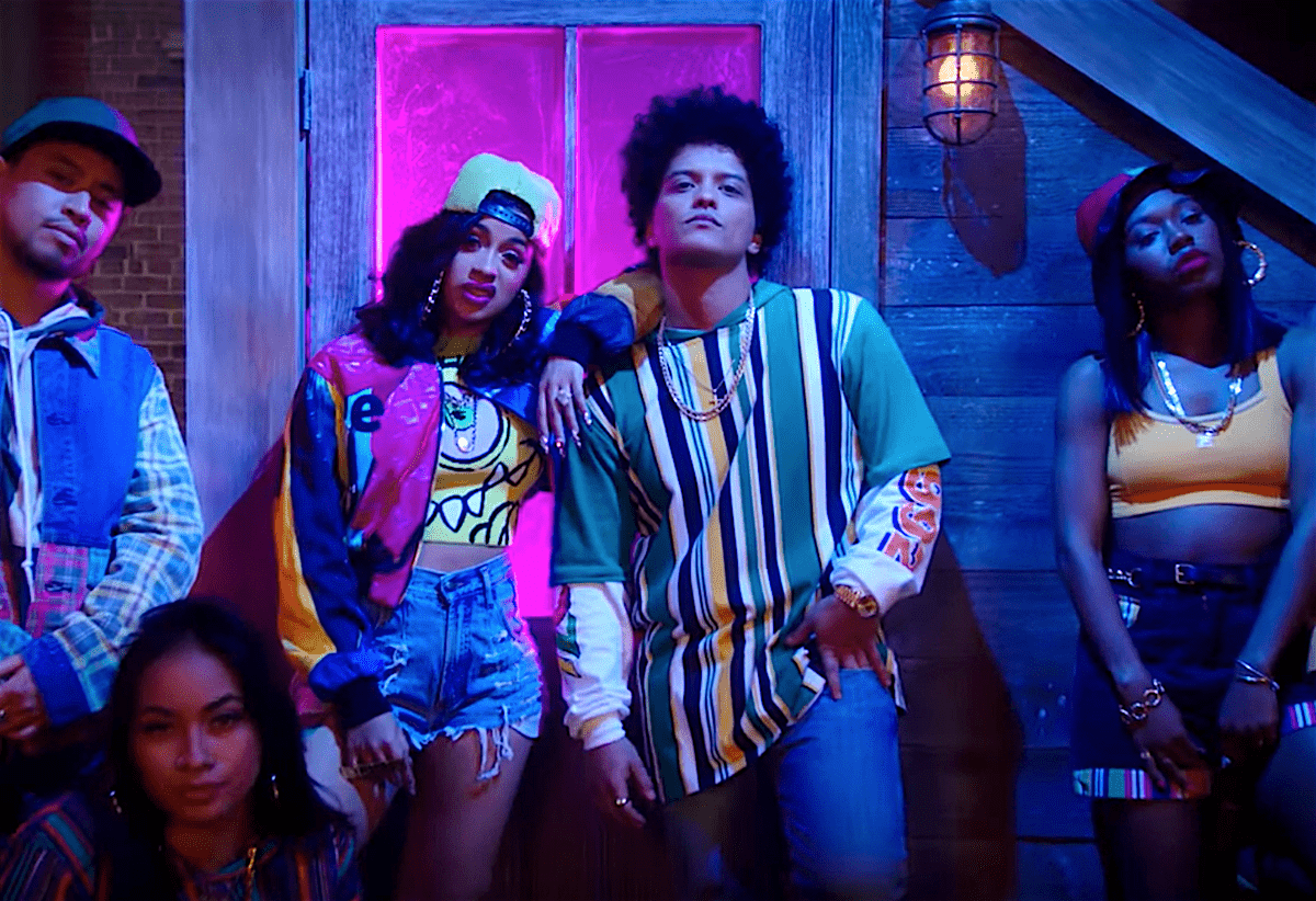 1200x822 Bruno Mars, Cardi B Finesse Video Bruno Mars Introduce Every Mom to Cardi B
