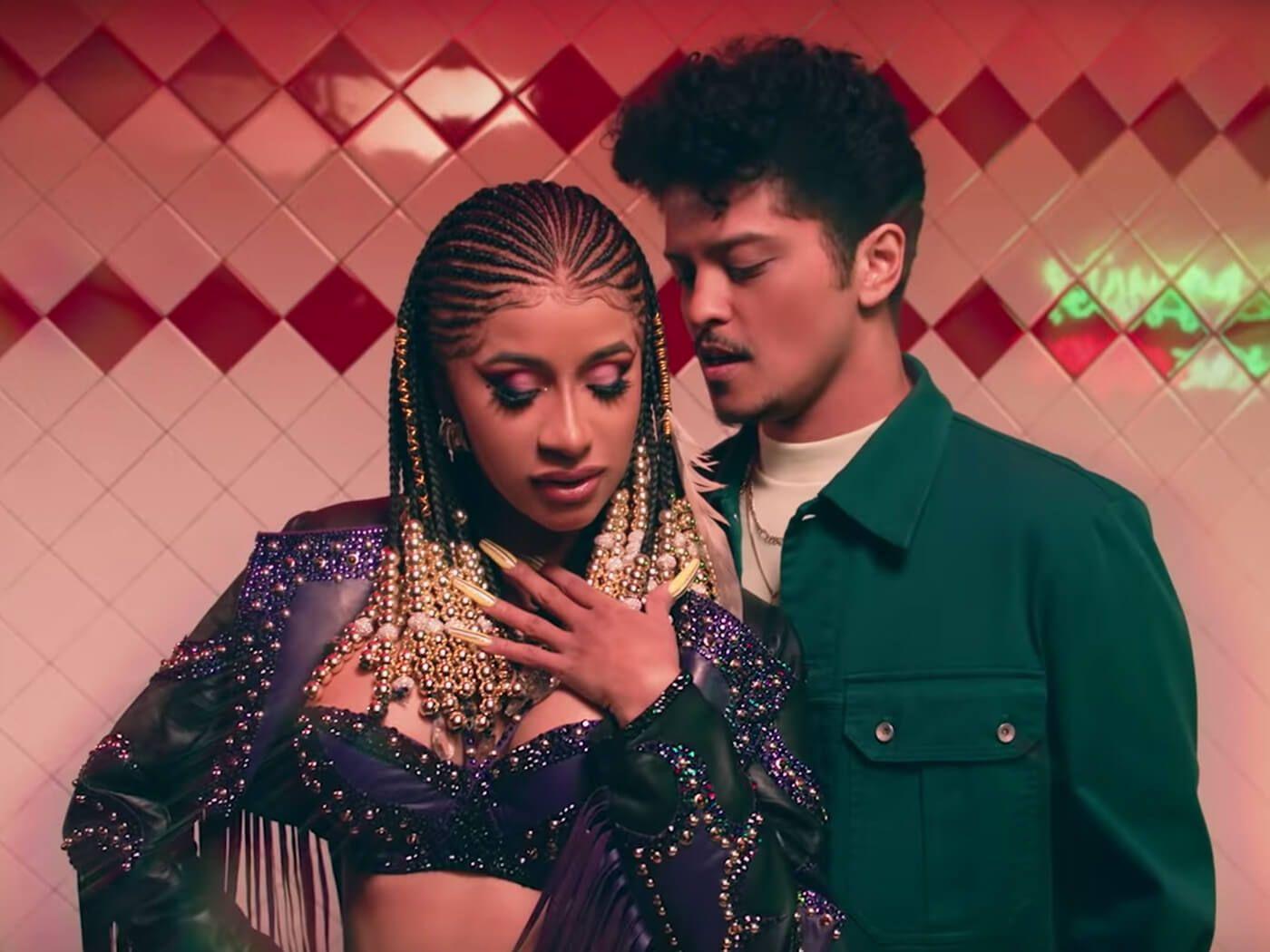 1400x1050 Cardi B, Bruno Mars get hot and heavy in “Please Me” MV
