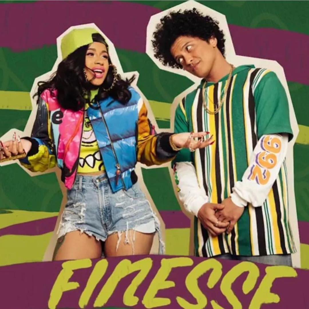 1080x1080 Cardi B And Bruno Mars Wallpaper