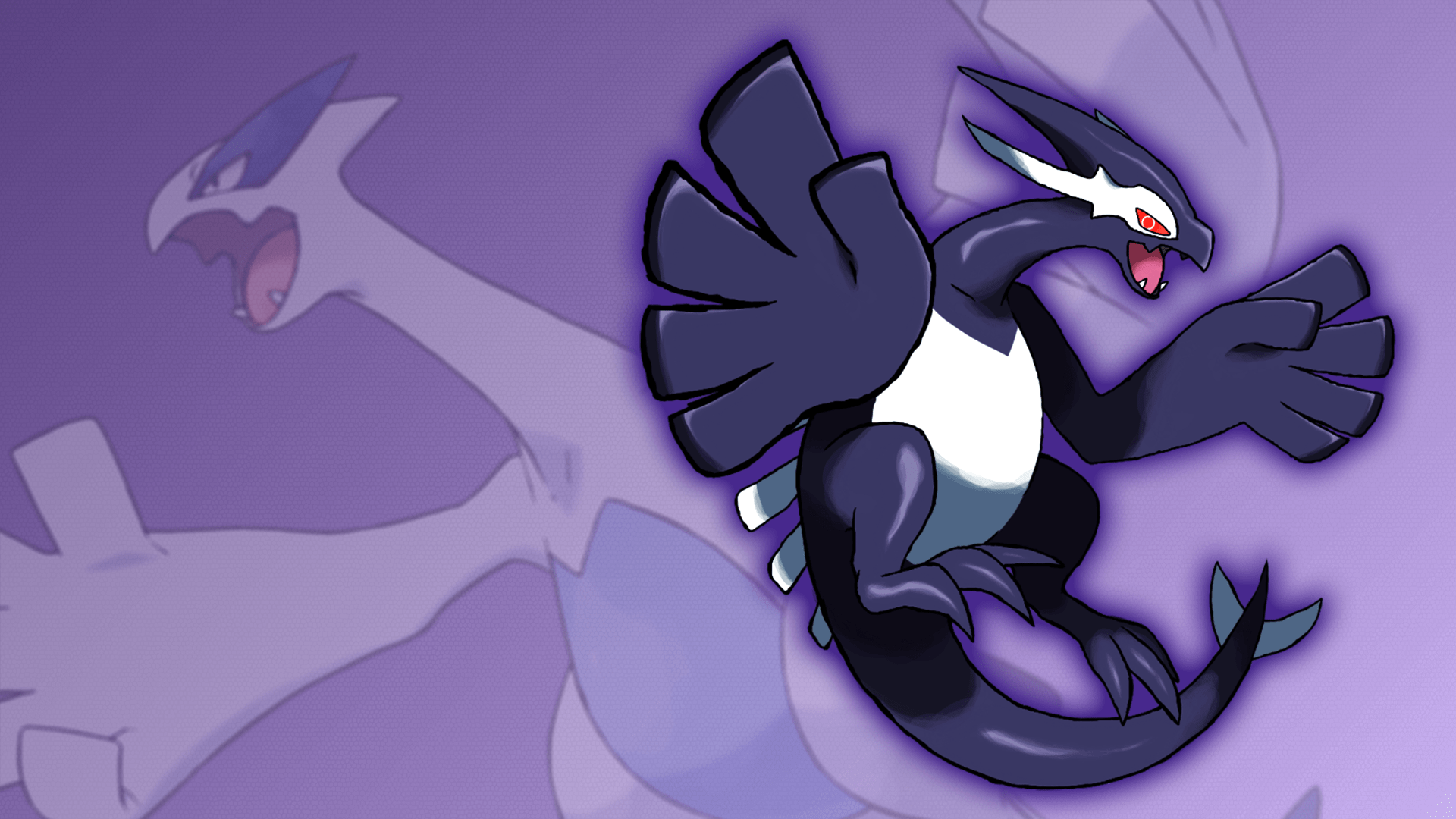 1920x1080 Free download Lugia and Shadow Lugia Wallpaper by Glench [1920x1080] for your Desktop, Mobile & Tablet. Explore Shadow Lugia Wallpaper. Legendary Pokemon Wallpaper, HO OH and Lugia Wallpaper