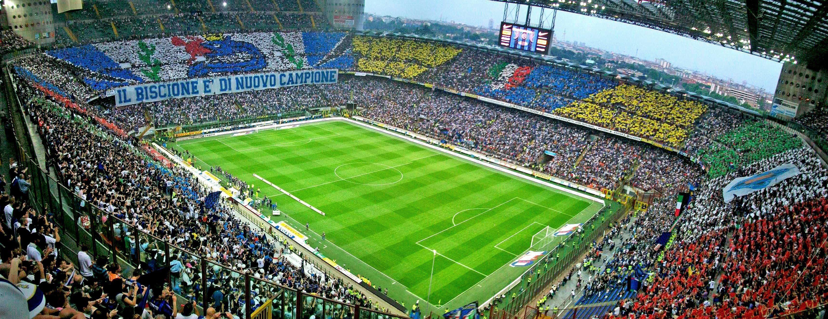 3440x1328 Inter Milan Stadium Wallpaper .