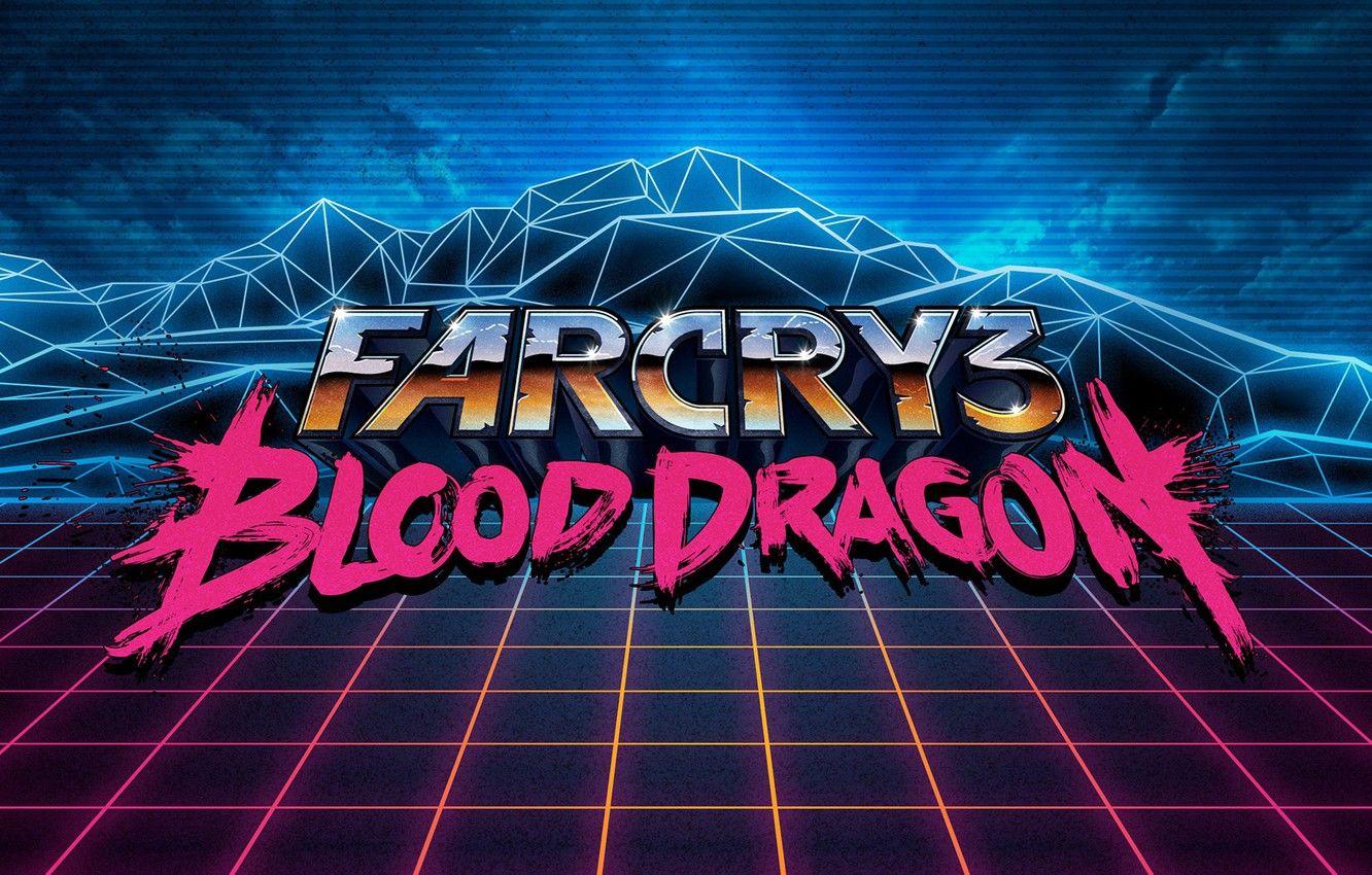 1332x850 Wallpaper neon, 80s, neon, Far Cry Far Cry 3: Blood Dragon, 80s neon style image for desktop, section игры