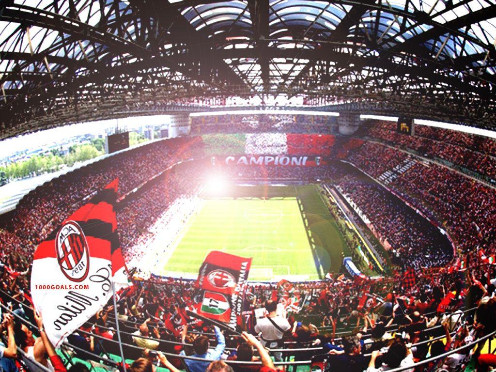 1024x768 Milan football (soccer) club wallpaper Goals