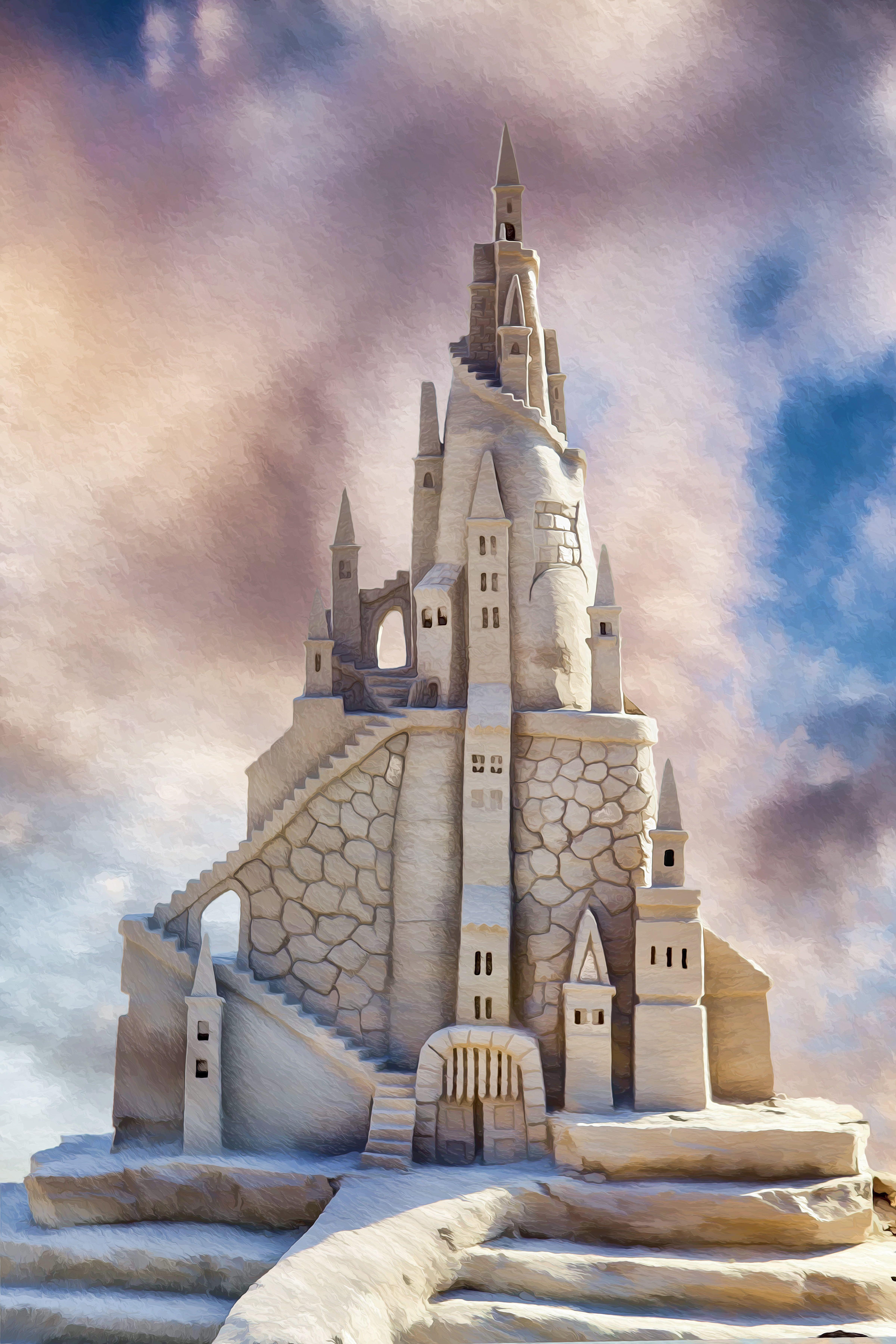 4800x7200 Sandcastle Wallpaper