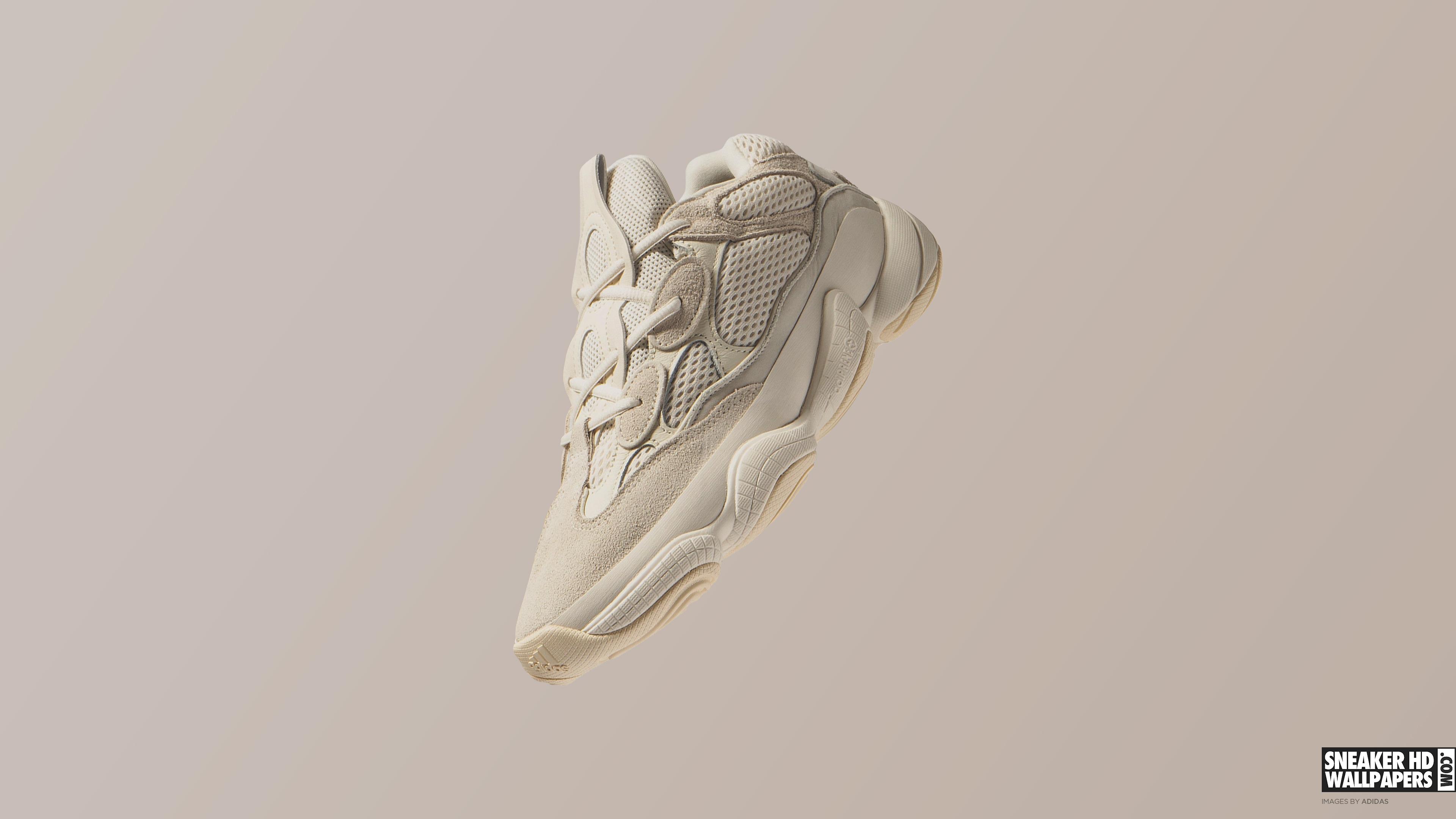 3840x2160 Yeezy 500 Bone White wallpaper!.com favorite sneakers in 4K, Retina, Mobile and HD wallpaper resolutions!