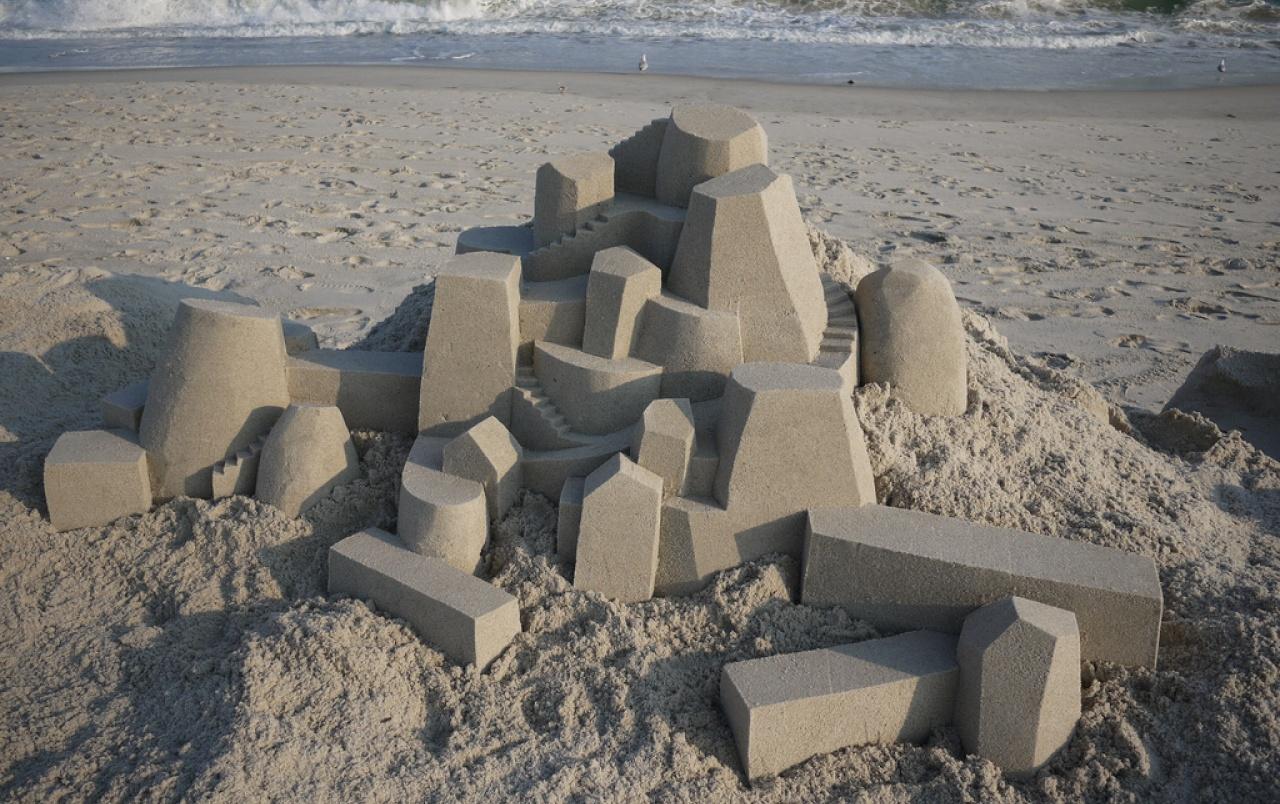 1280x804 Geometric Sand Castle Three wallpaper. Geometric Sand Castle Three