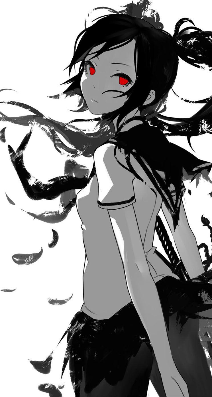 744x1392 Anime Girl Wallpaper iPhone