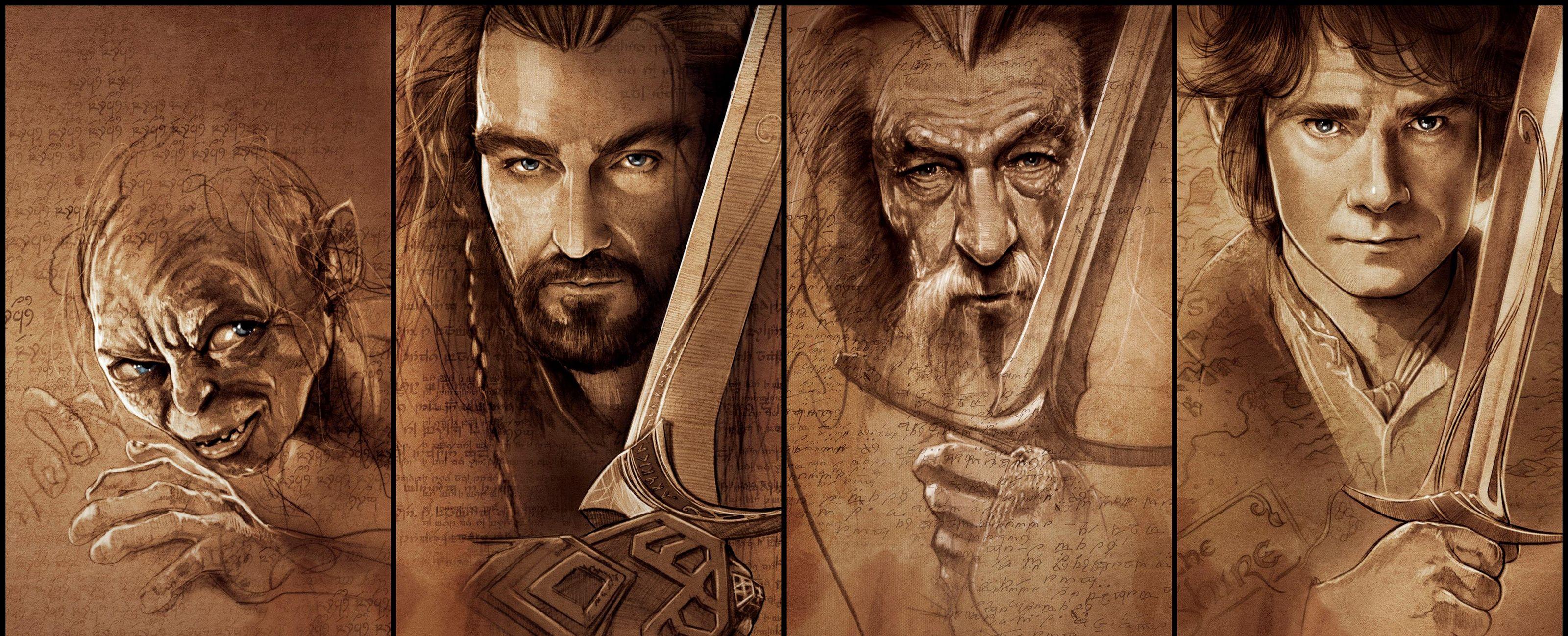 3200x1298 The Hobbit HD Wallpaper