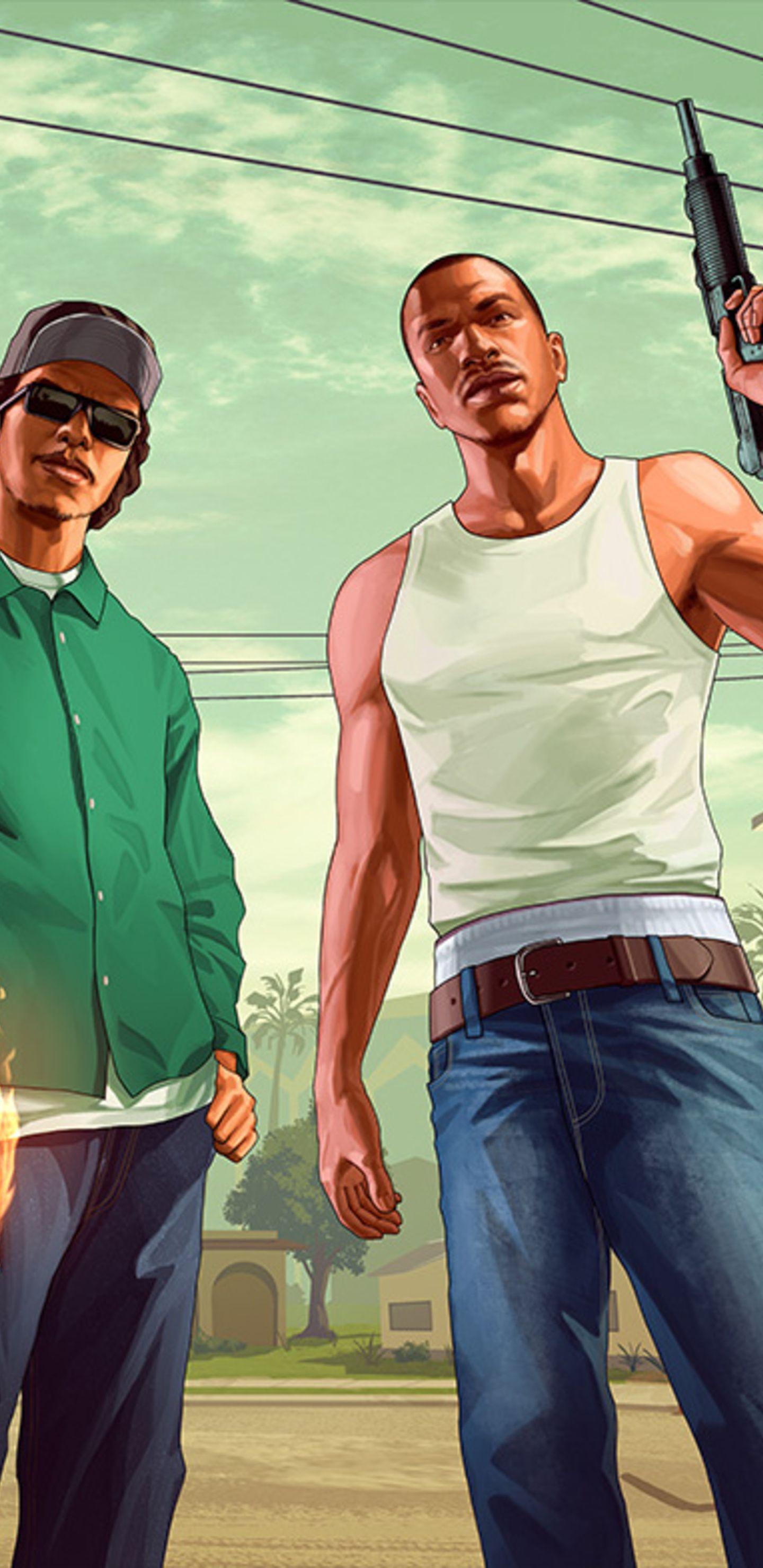 1440x2960 Grand Theft Auto San Andreas Fanart Samsung Galaxy Note S S SQHD HD 4k Wallpaper, Image, Background, Photo and Picture