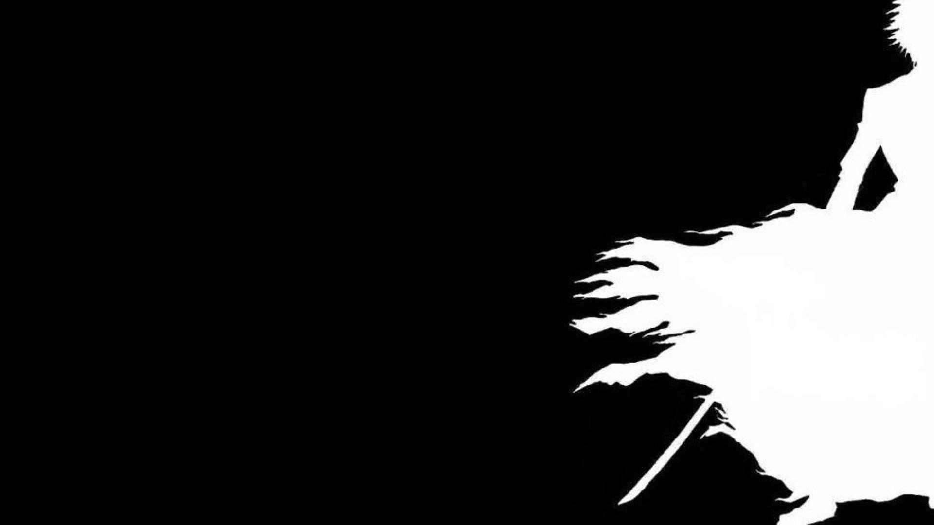 1920x1080 Anime Black And White Wallpaper 1920x1080