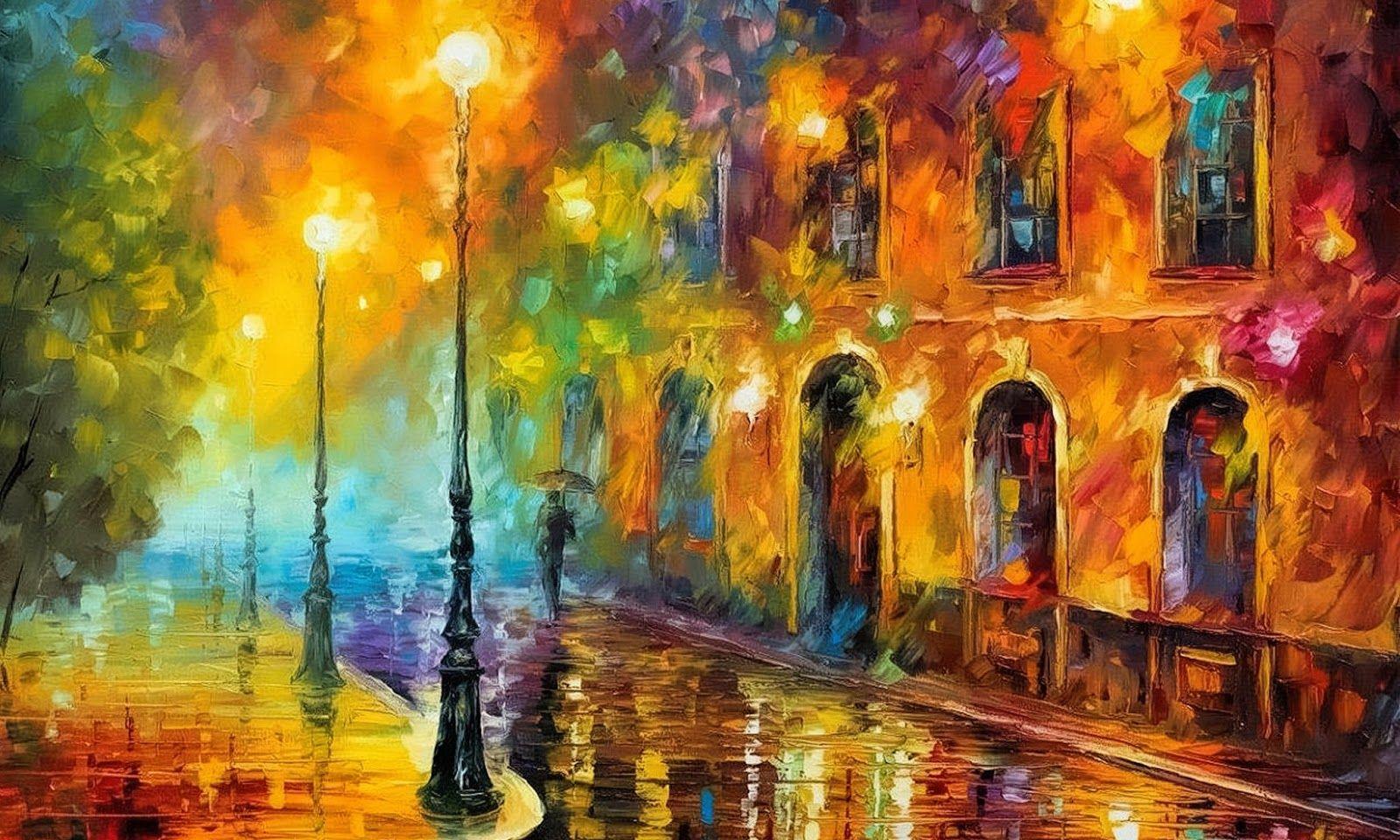 1600x960 Abstract Painting Desktop Wallpaper