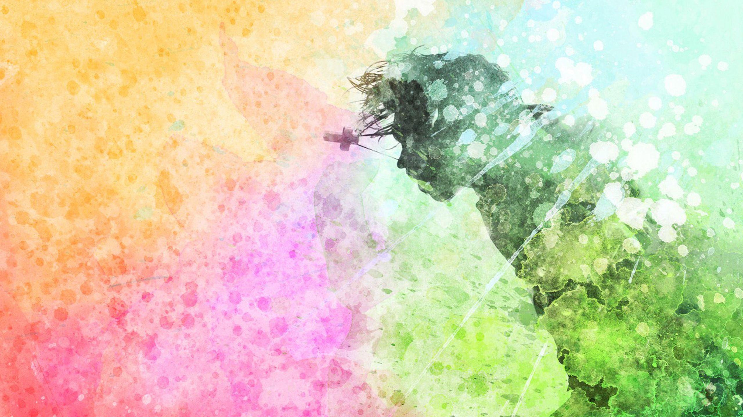 2560x1440 Wallpaper HD Watercolor