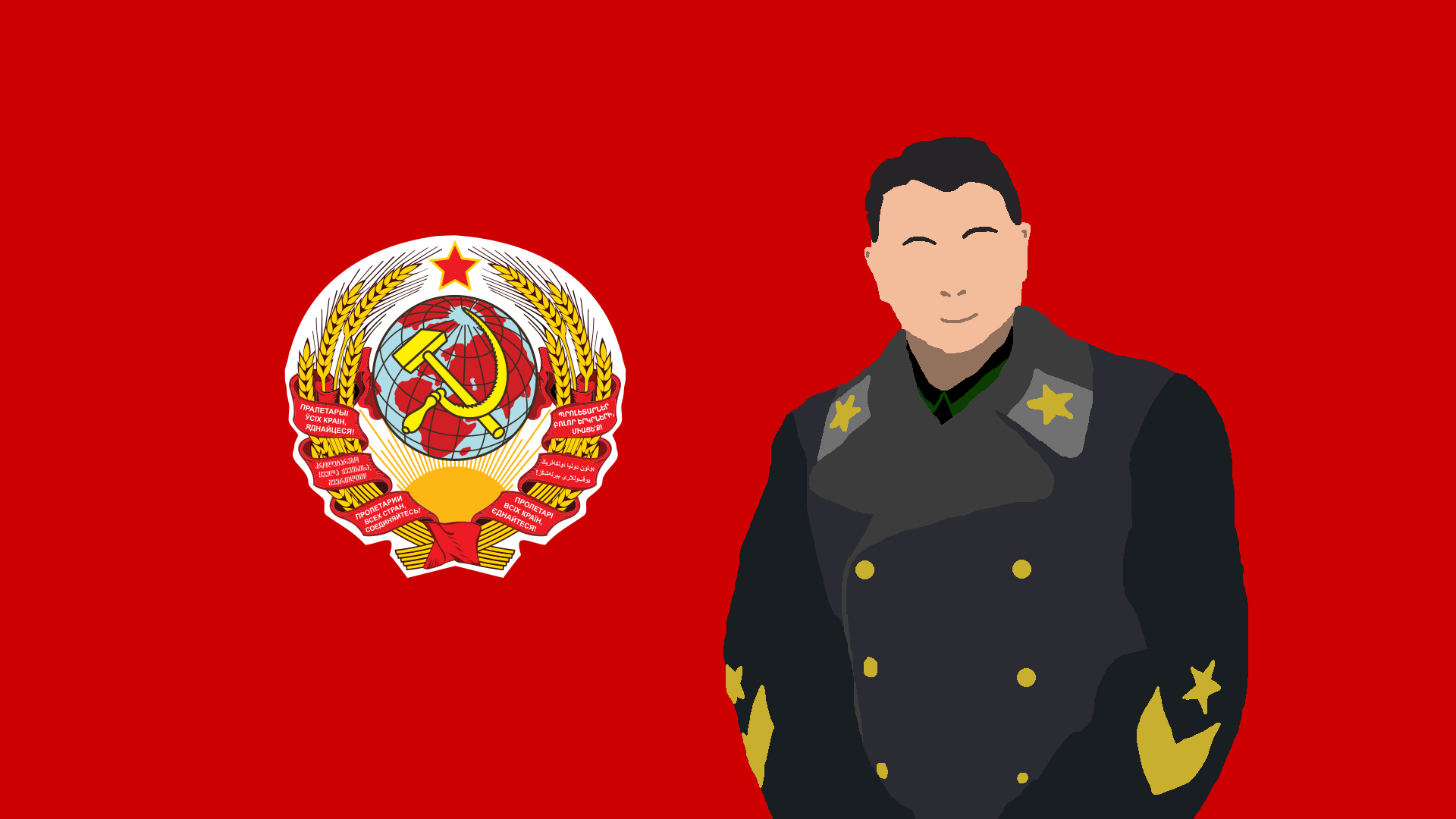 1920x1080 Soviet Union Tukhachevsky Minimalist Wallpaper