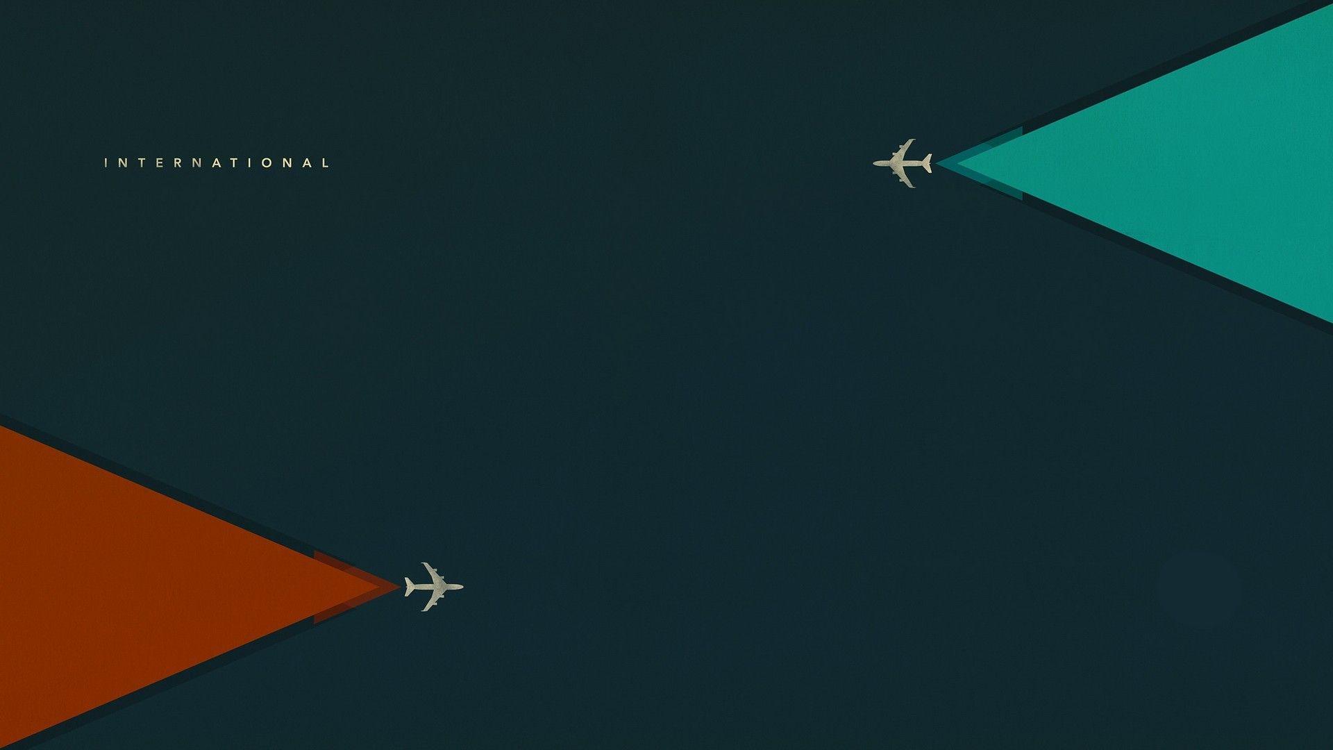 1920x1080 Minimalist Fighter Jet Wallpaper