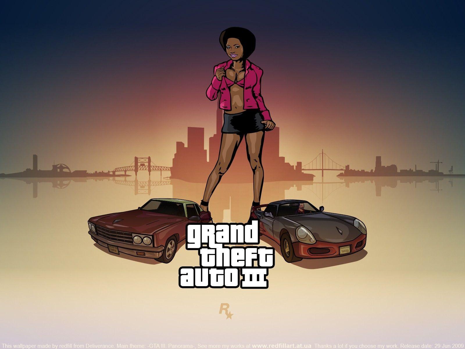 1600x1200 GTA III Wallpaper .