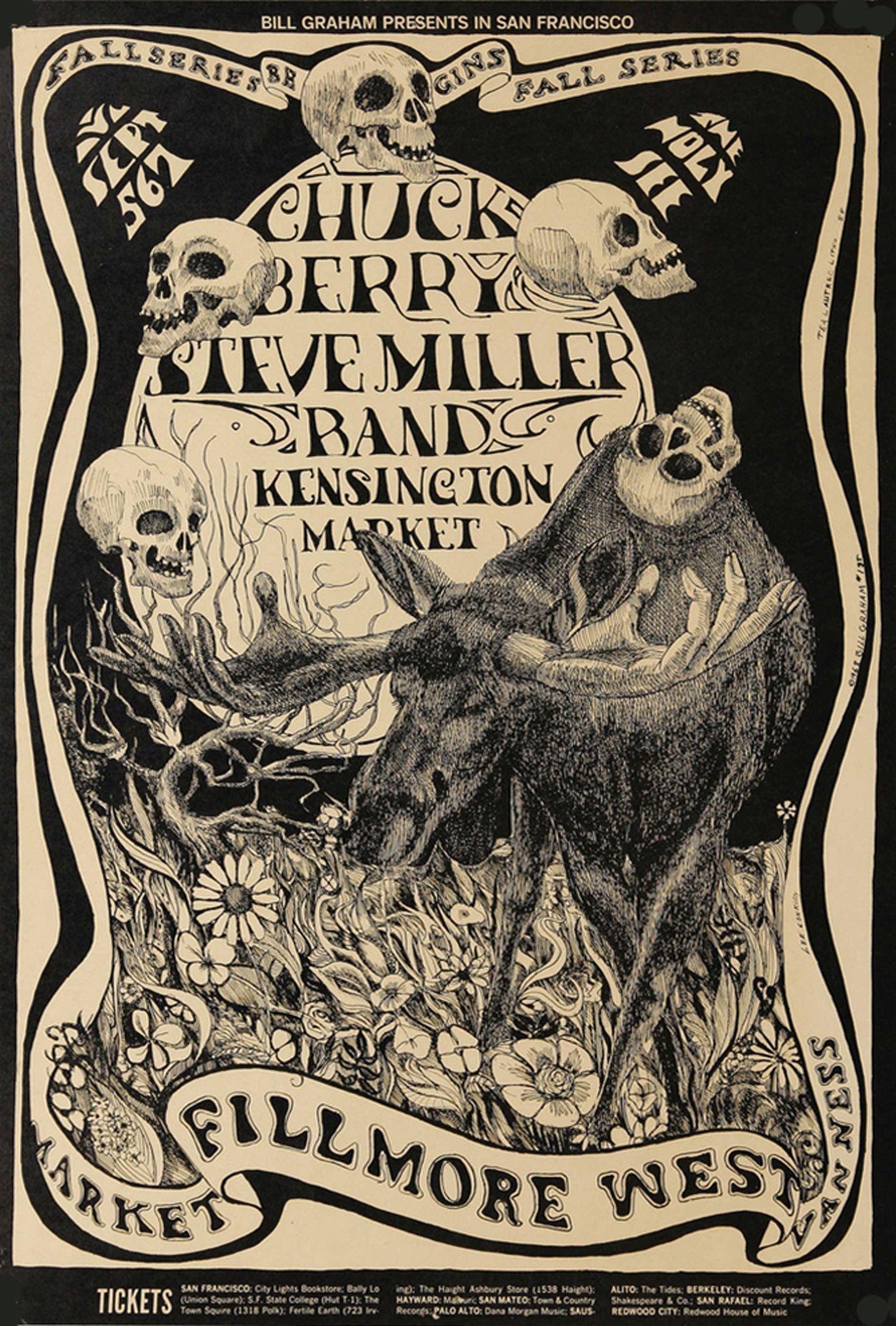 1437x2126 skulls music vintage posters steve miller band 1437x2126 wallpaper High Quality Wallpaper, High Definition Wallpaper
