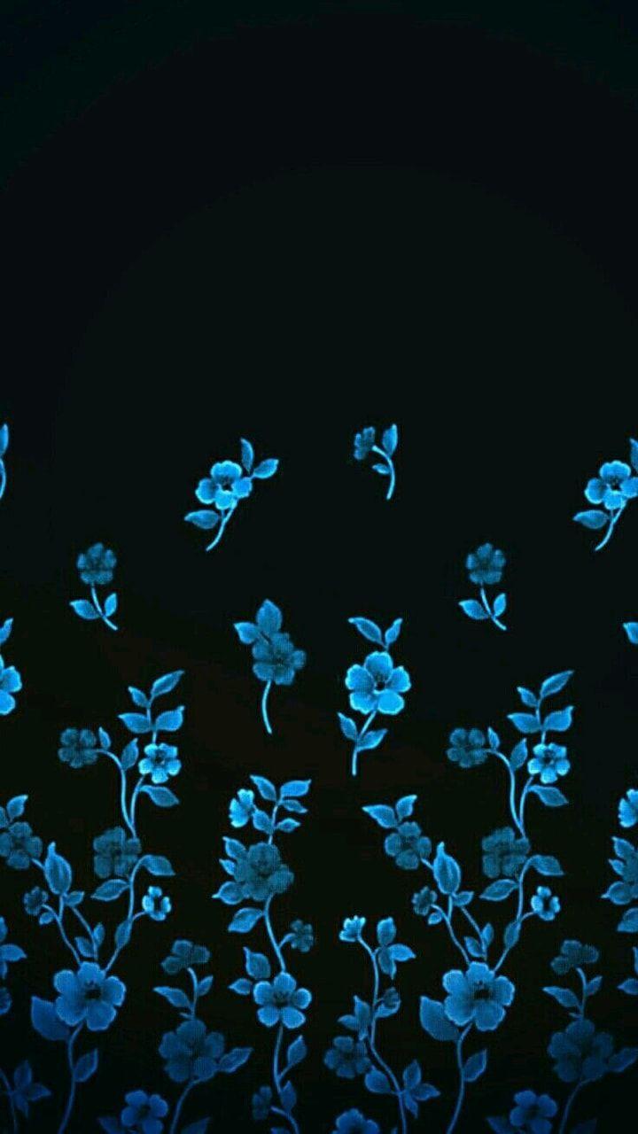 Black and Blue Floral Wallpapers - Top Free Black and Blue Floral