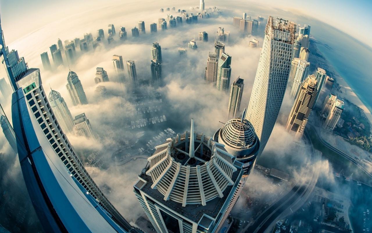 1280x804 Dubai Above the Clouds wallpaper. Dubai Above the Clouds
