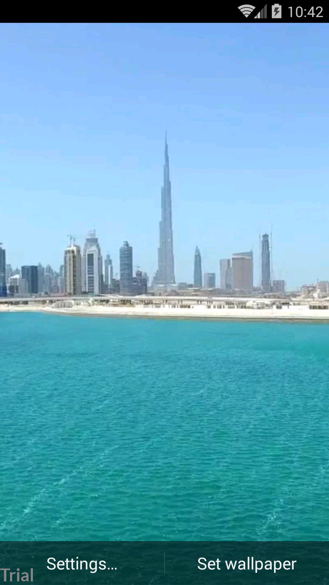 1080x1920 Dubai from sky video live wallpaper for Android