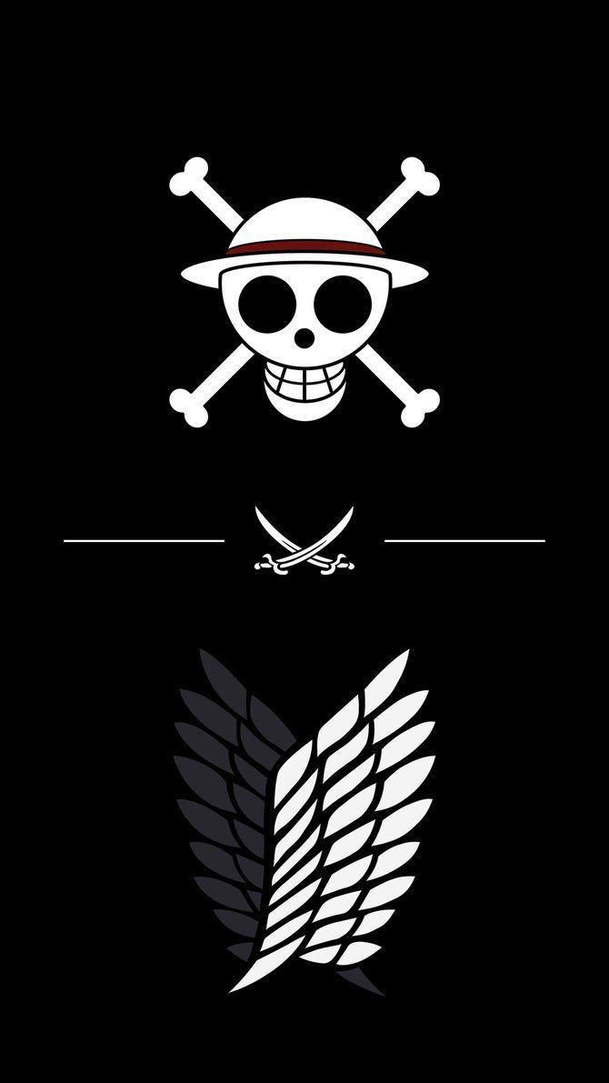 670x1191 Black One Piece Wallpaper
