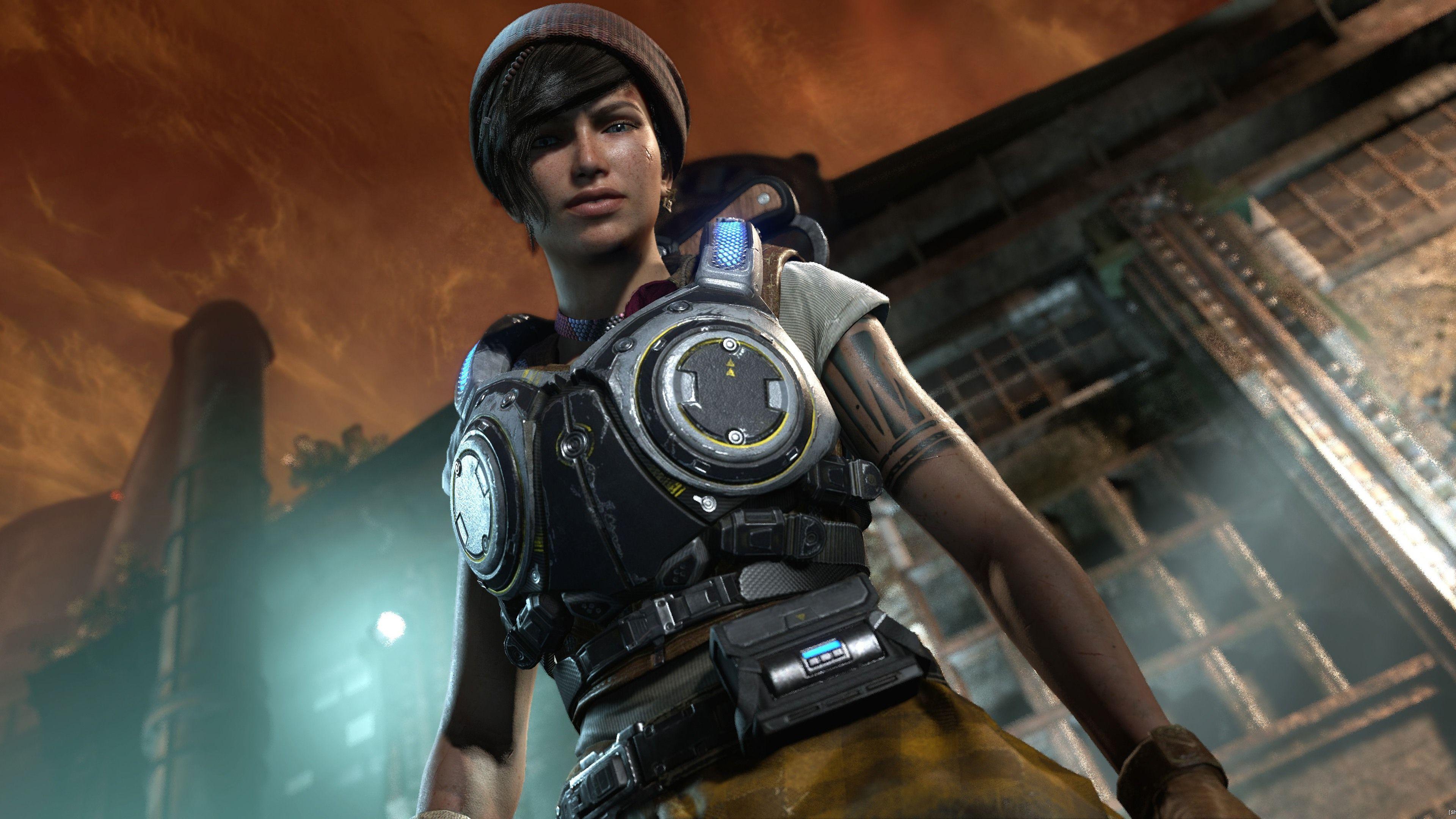 3840x2160 Kait Diaz Gears Of War 4 4K wallpaper