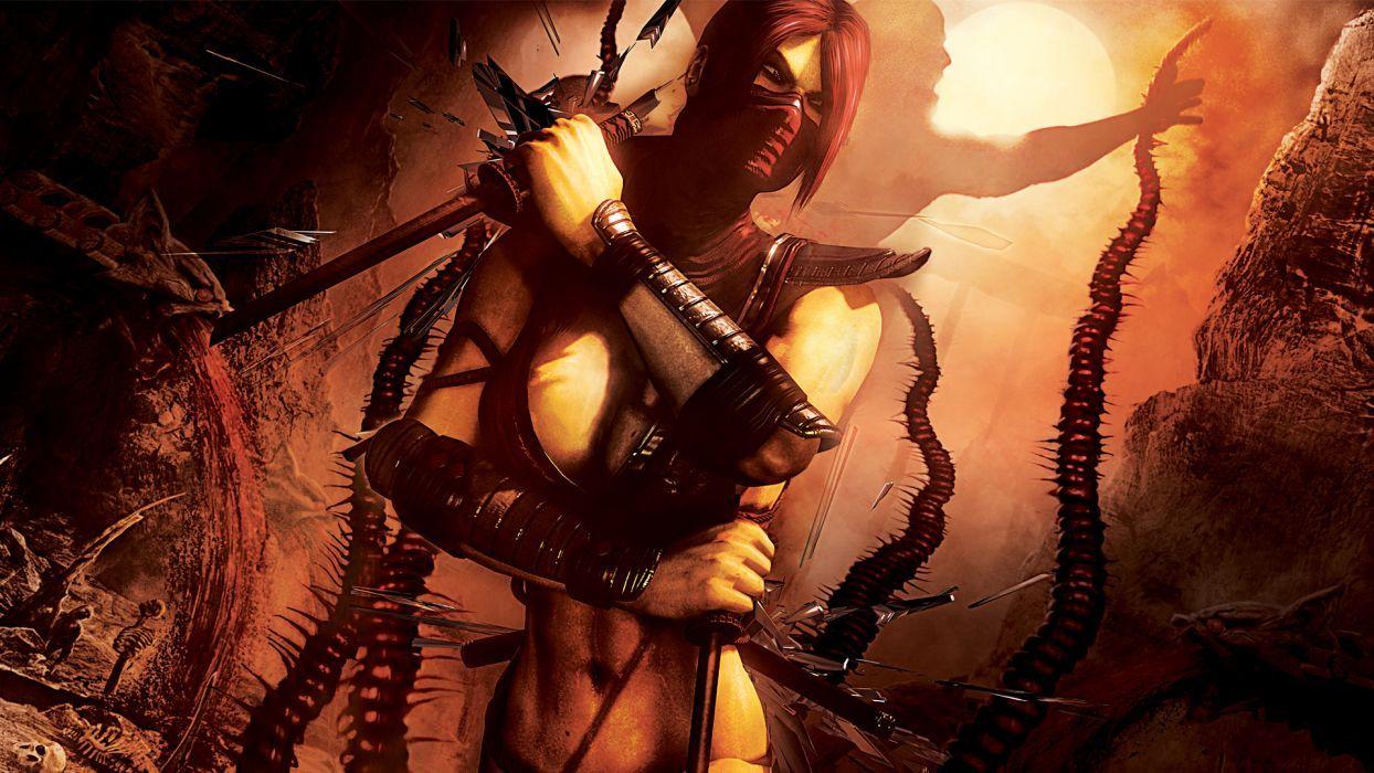1244x700 Mortal Kombat Warrior Games Girls 3D Graphics Fantasy wallpaperx1080