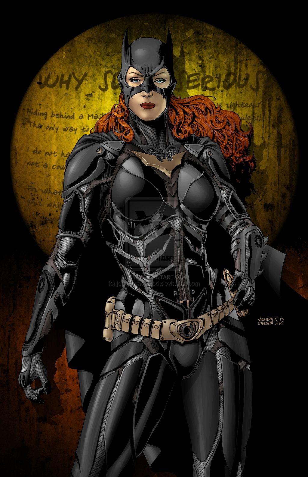 1024x1583 Wallpaper Gordon Batgirl Art