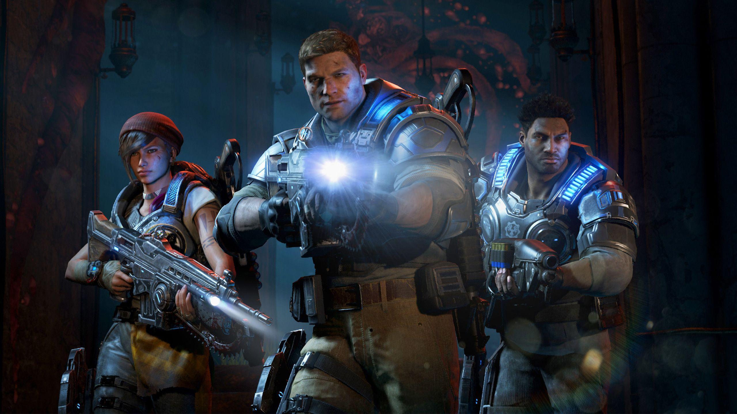 2560x1440 GEARS OF WAR 4 JD FENIX KAIT DIAZ DELMONT WALKER HD Wallpaper [2560 x 1440]