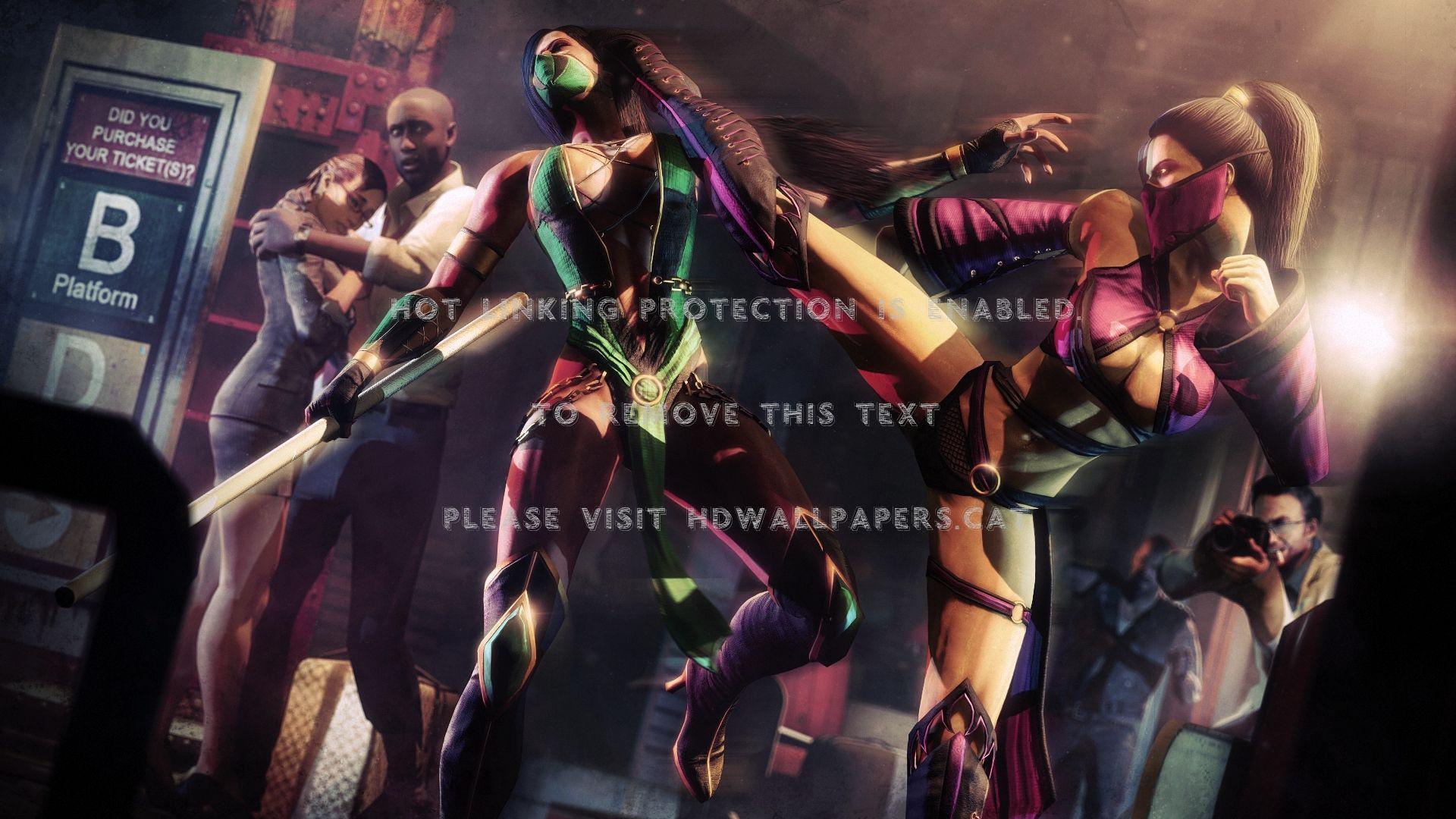 1920x1080 mortal kombat mileena and jade games girls