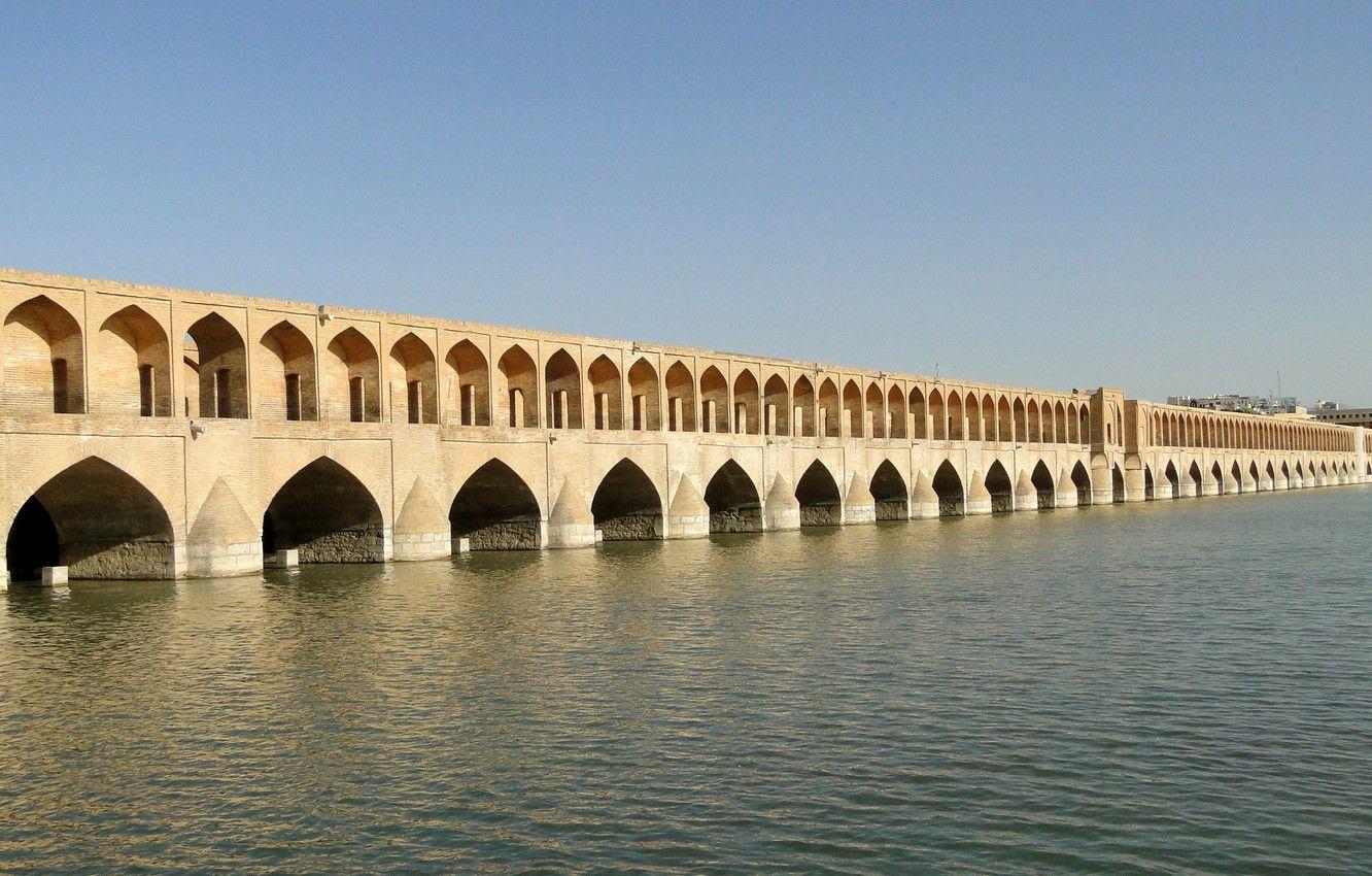 1332x850 Wallpaper Bridge, iran, esfahan image for desktop, section пейзажи