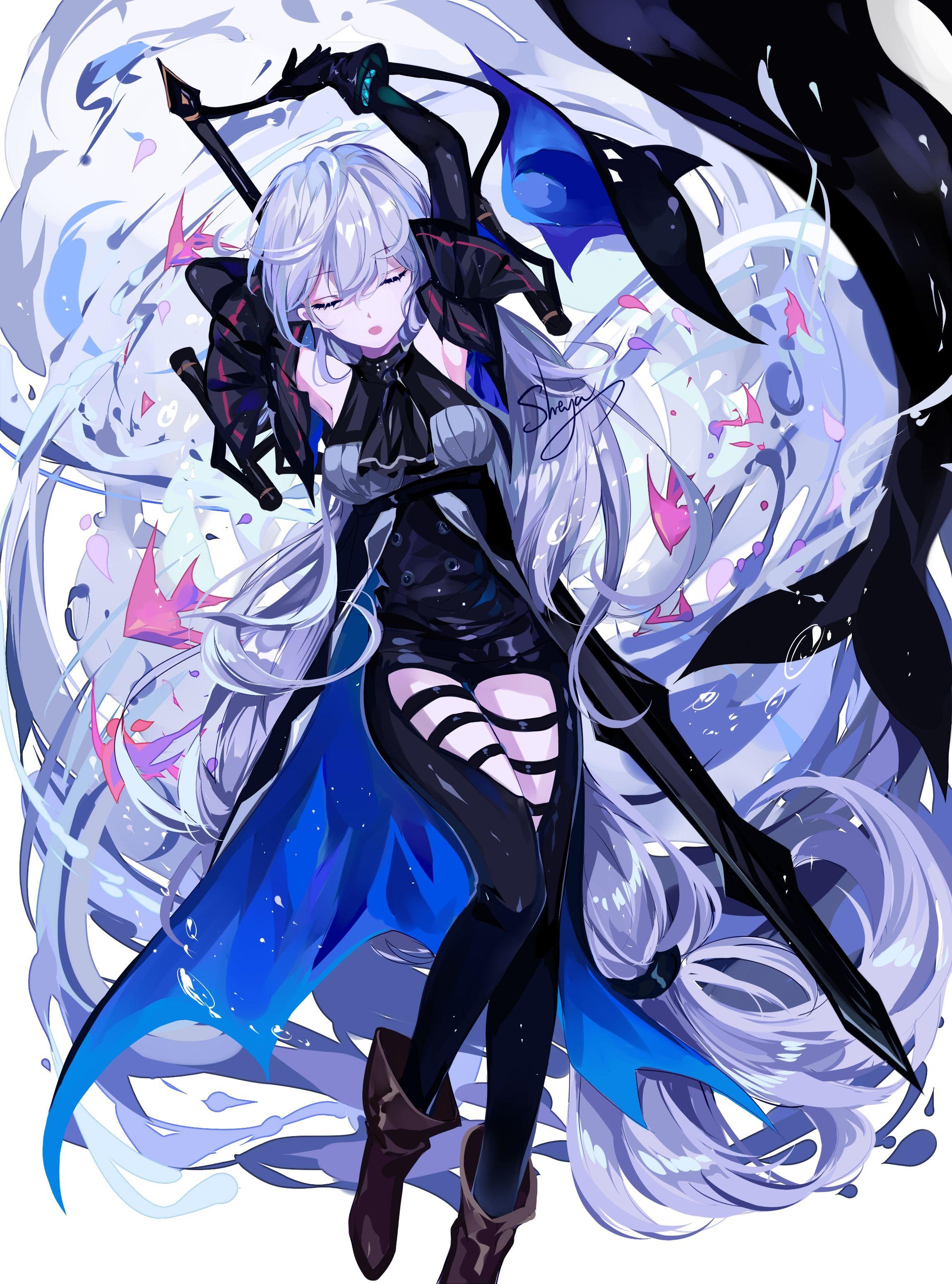 2300x3100 Skadi (Arknights) Anime Image Board Mobile