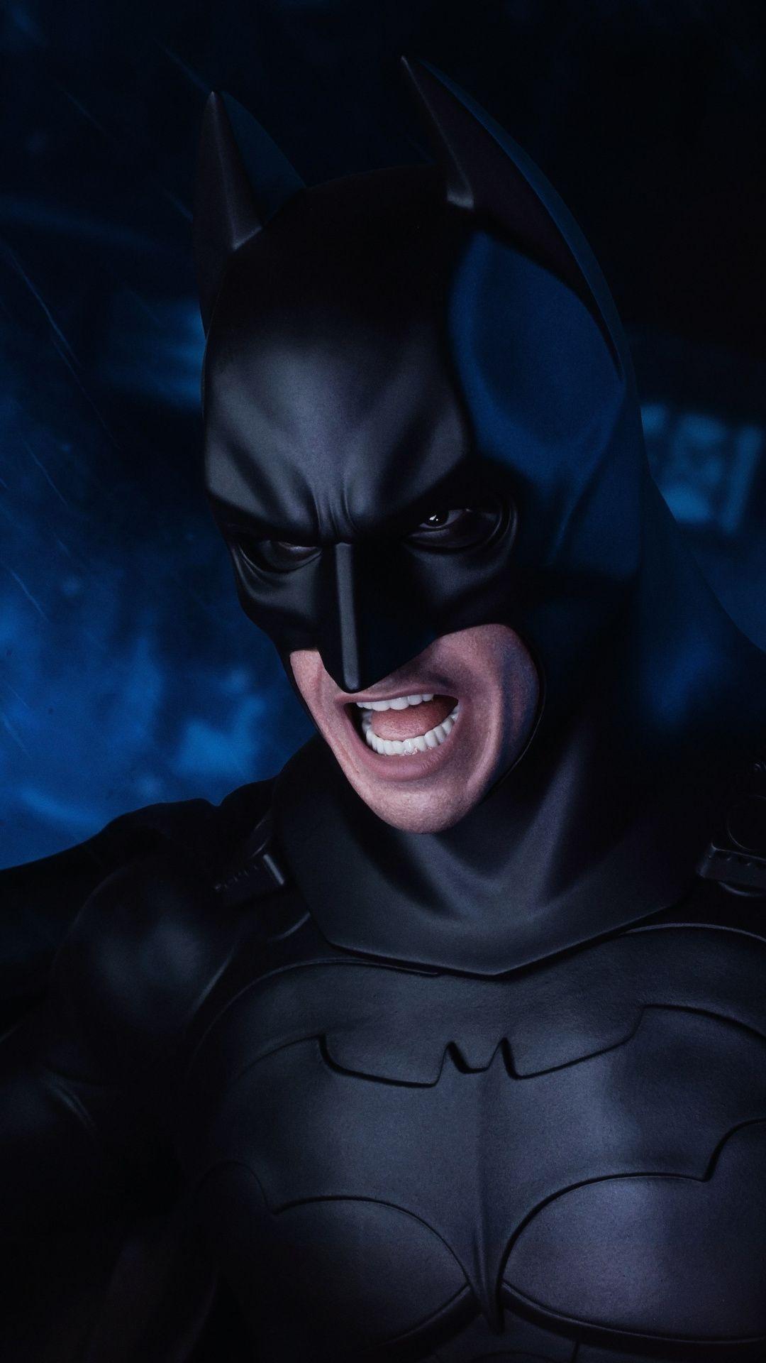 1080x1920 Movie, toy Figure, Batman Begins, angry batman wallpaper. Batman, Batman begins, Batman wallpaper
