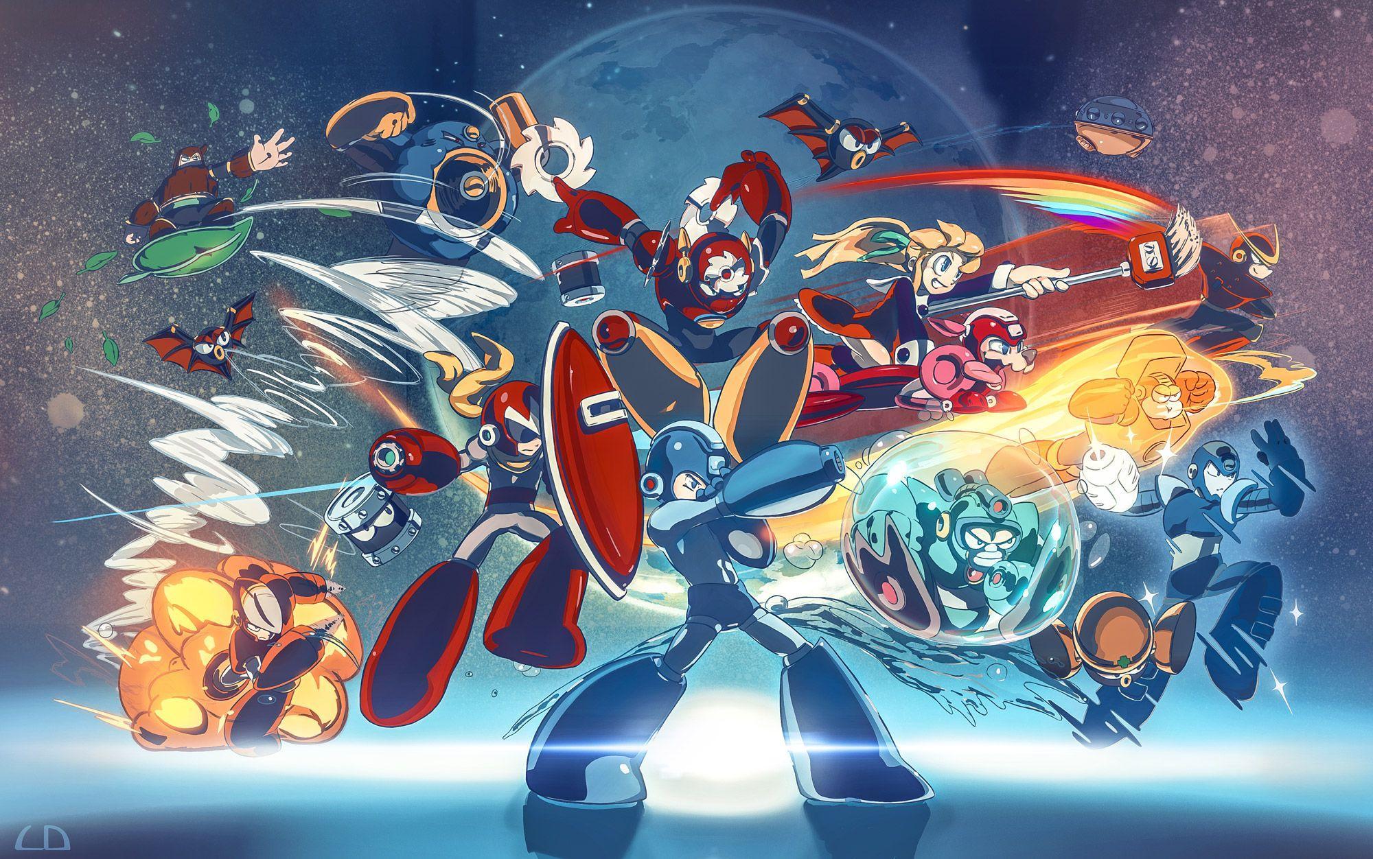 2000x1252 Megaman Protoman Wallpaper