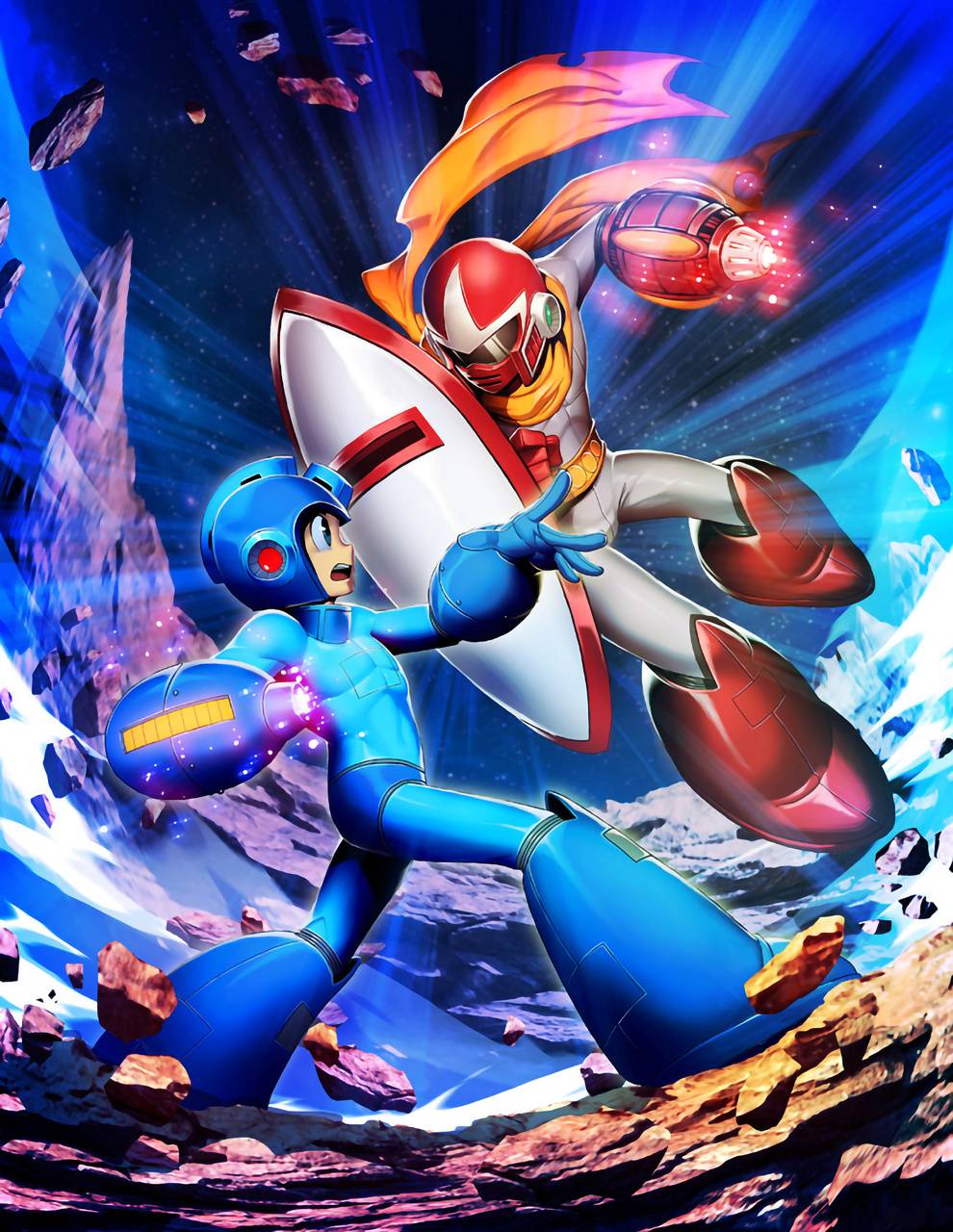 990x1280 Mega Man Proto Man wallpaper