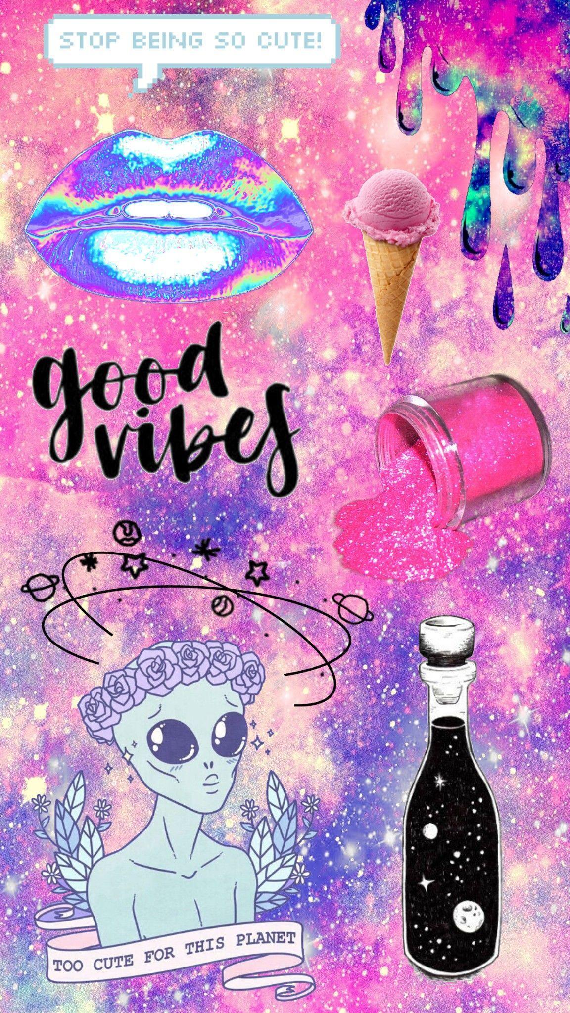 1152x2048 Cute Purple Alien Wallpaper .