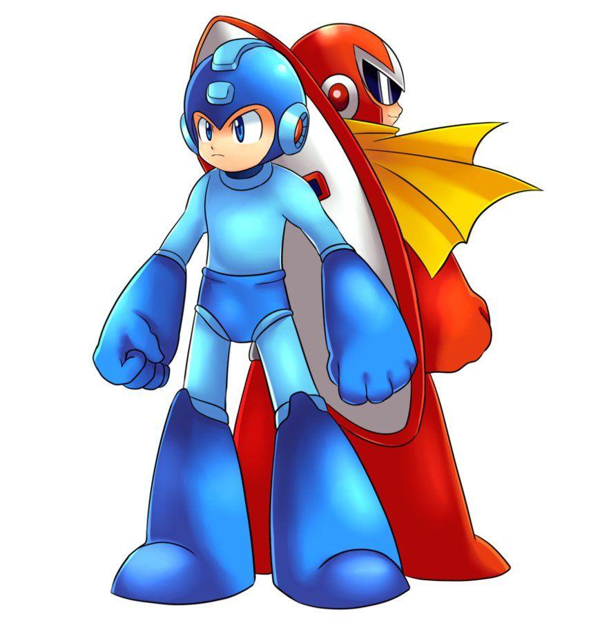 885x902 Megaman and Protoman Wallpaper