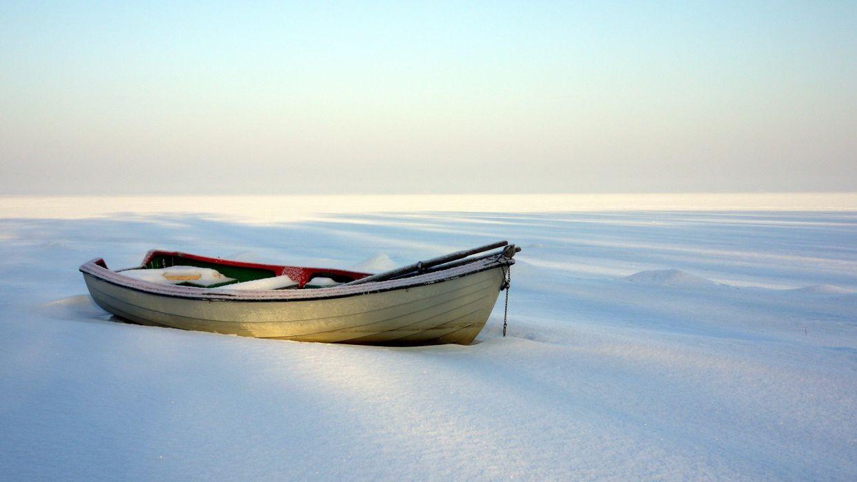 1244x700 Snow boats beaches wallpaperx1080