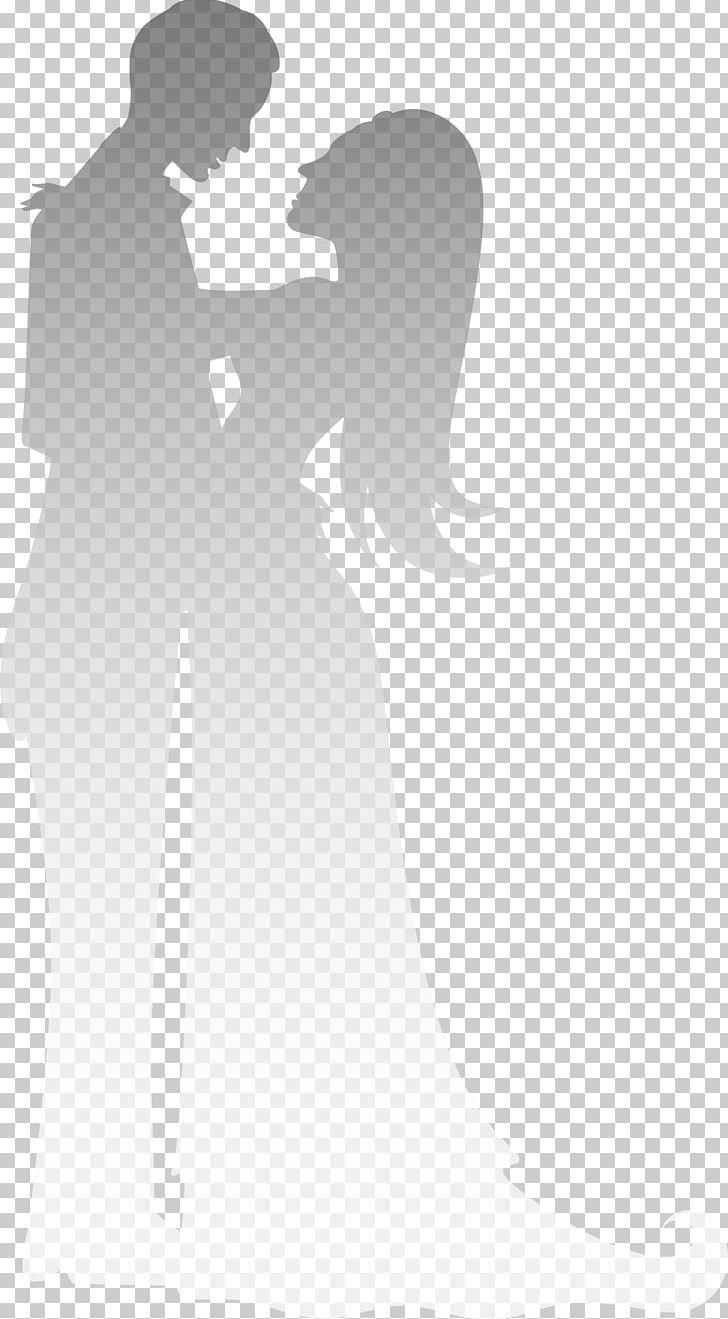 728x1319 Cartoon Black And White Couple Wallpaper
