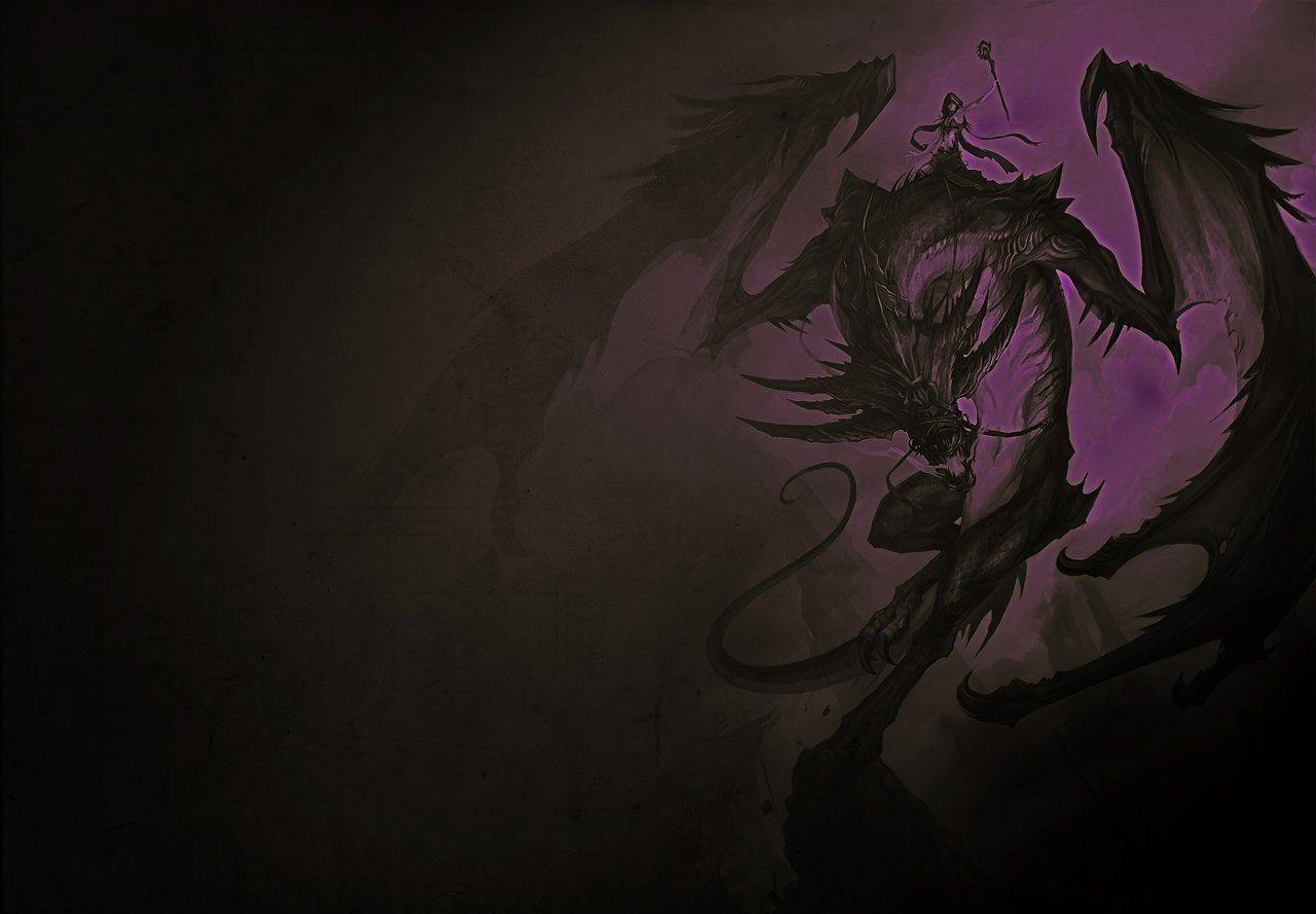 1280x889 Purple Dragon Wallpaper