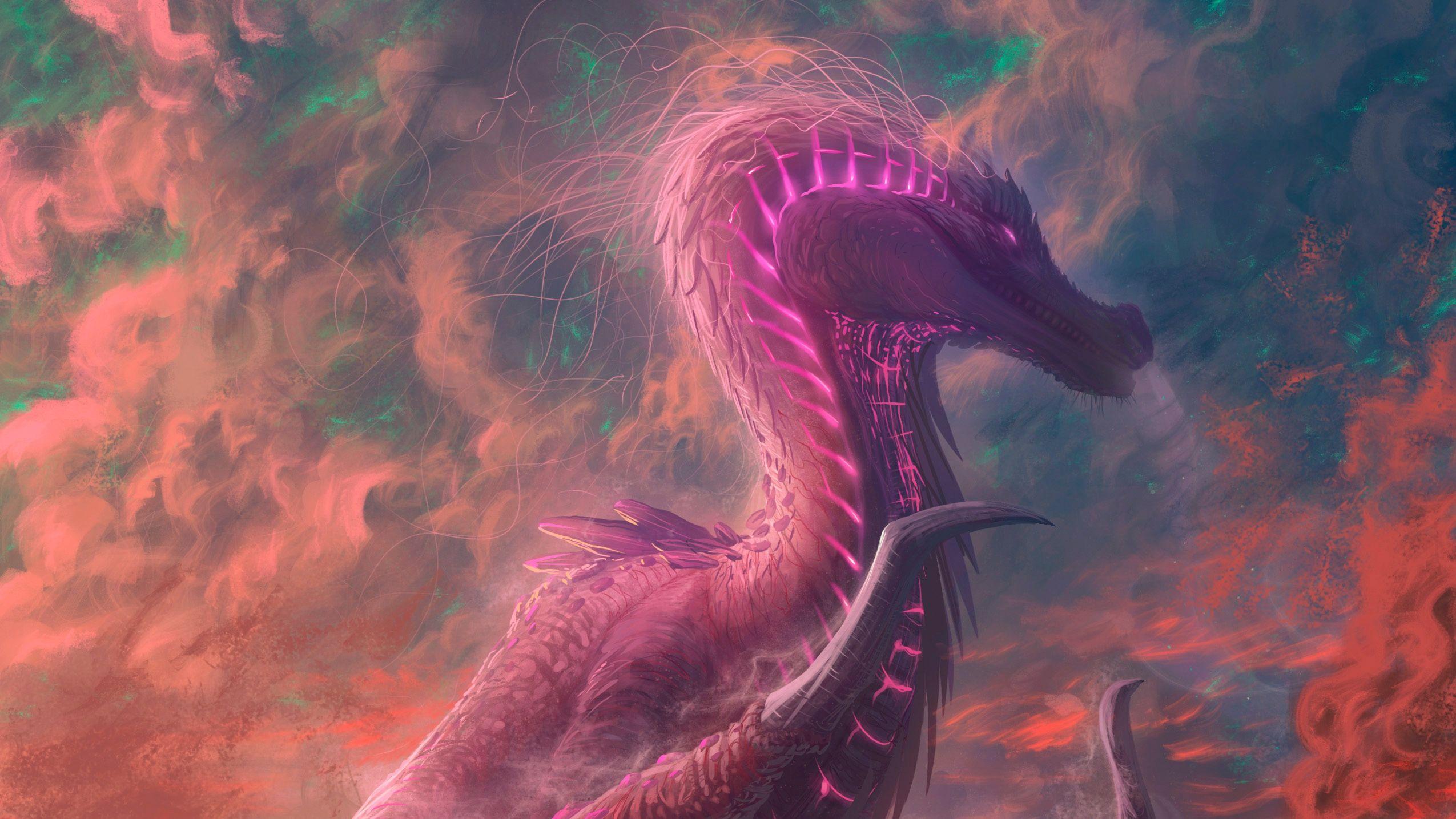2550x1435 Awesome Pink Dragon .