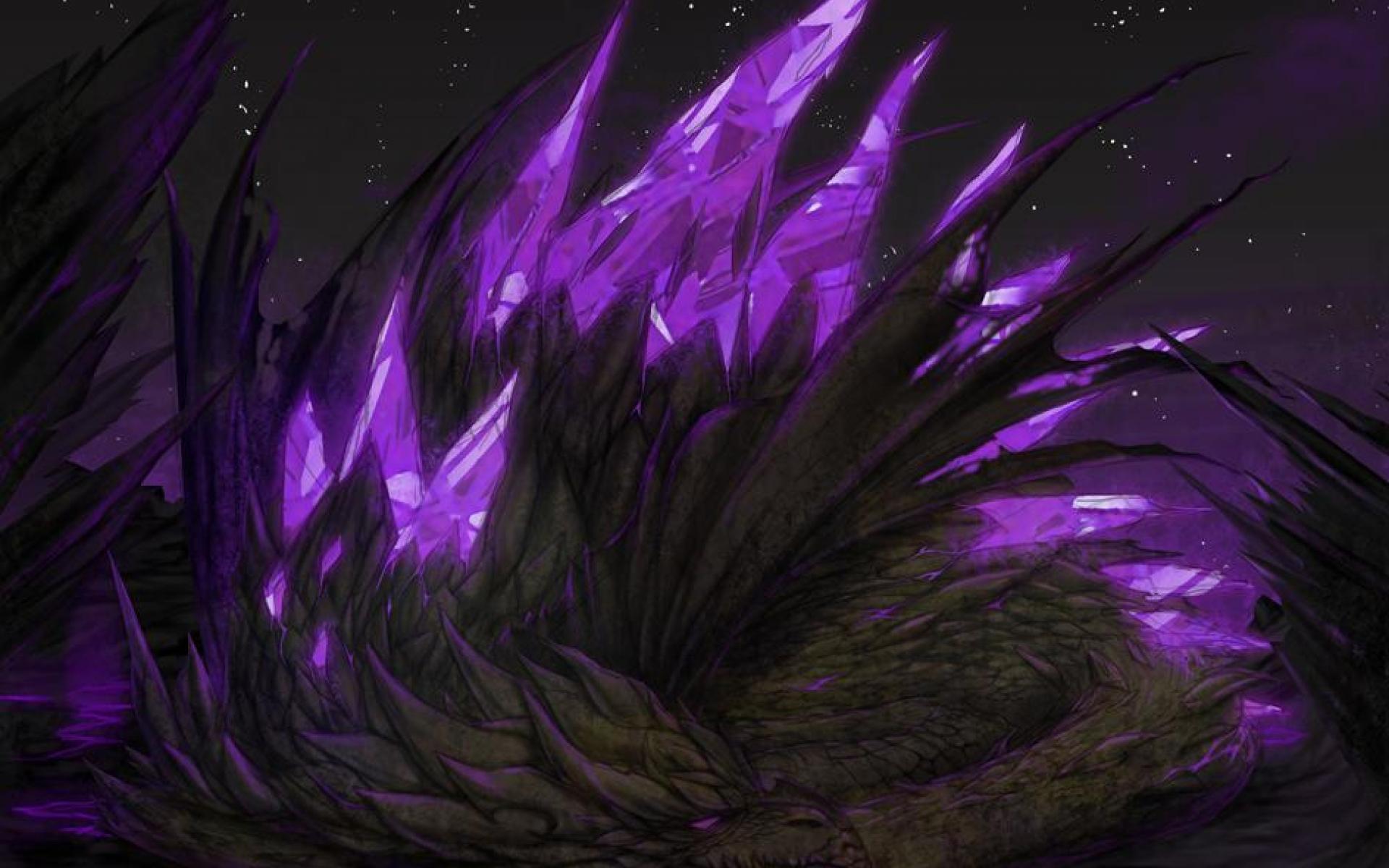 1920x1200 Purple Dragon Photo Free Download