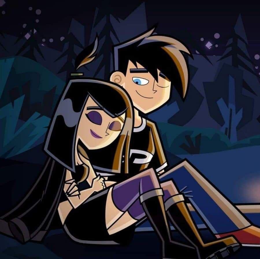 900x897 Love, Sam, And Danny Phantom Image Phantom Y Sam Love