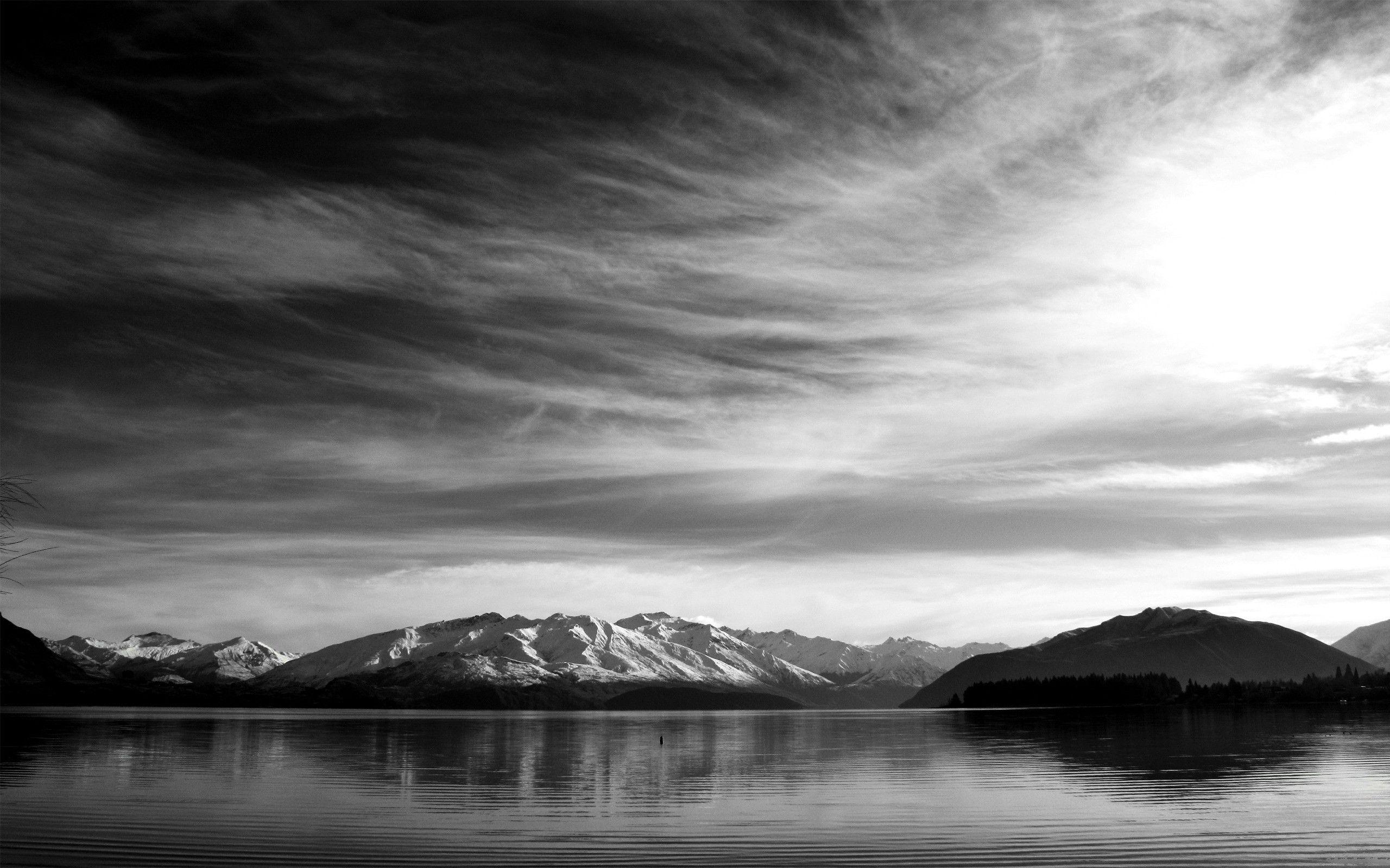 2560x1600 Black And White Nature Wallpaper