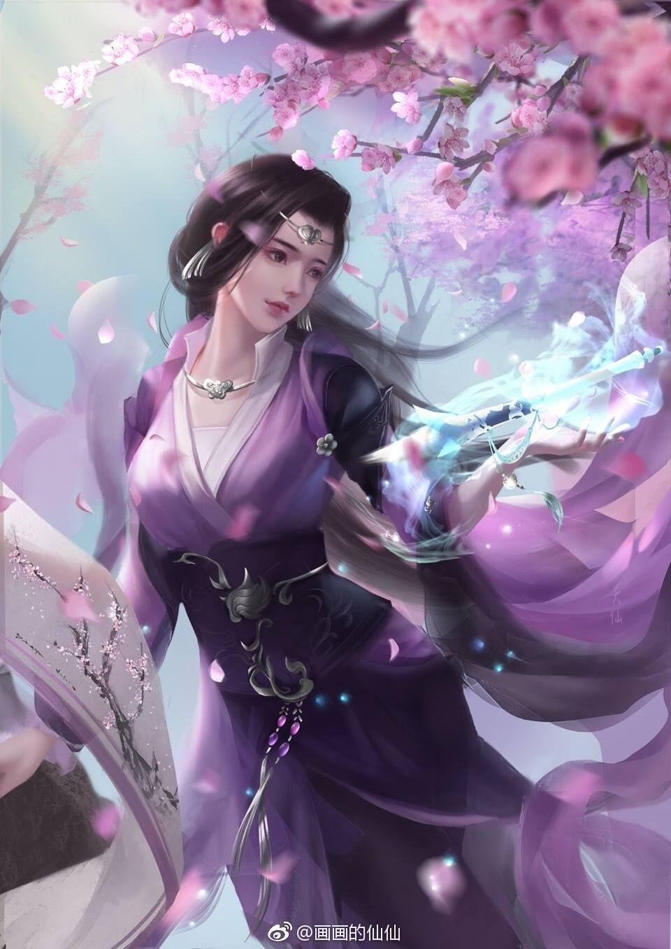 960x1358 Beautiful Chinese Anime Girl Wallpaper